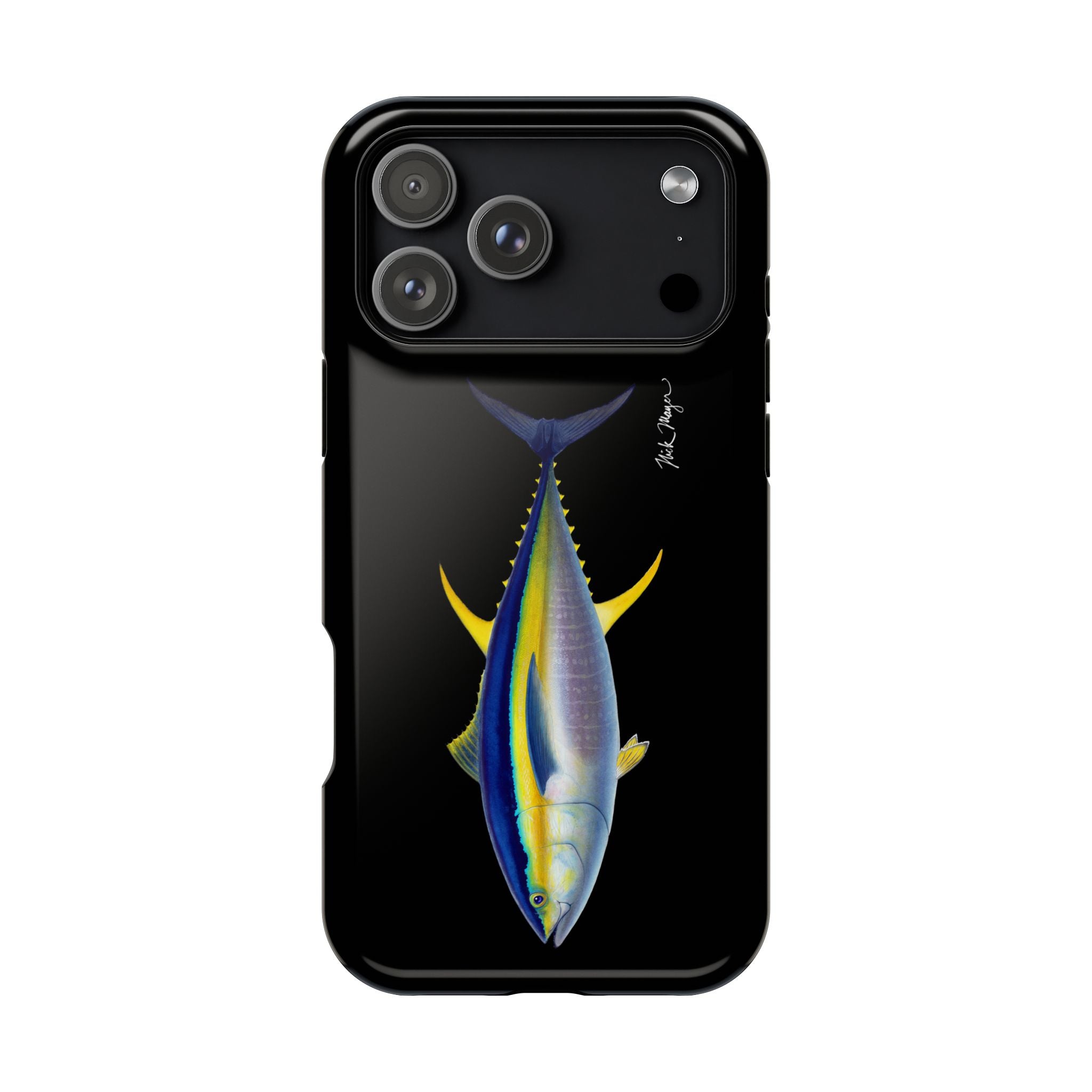 Yellowfin Tuna MagSafe Black iPhone Case