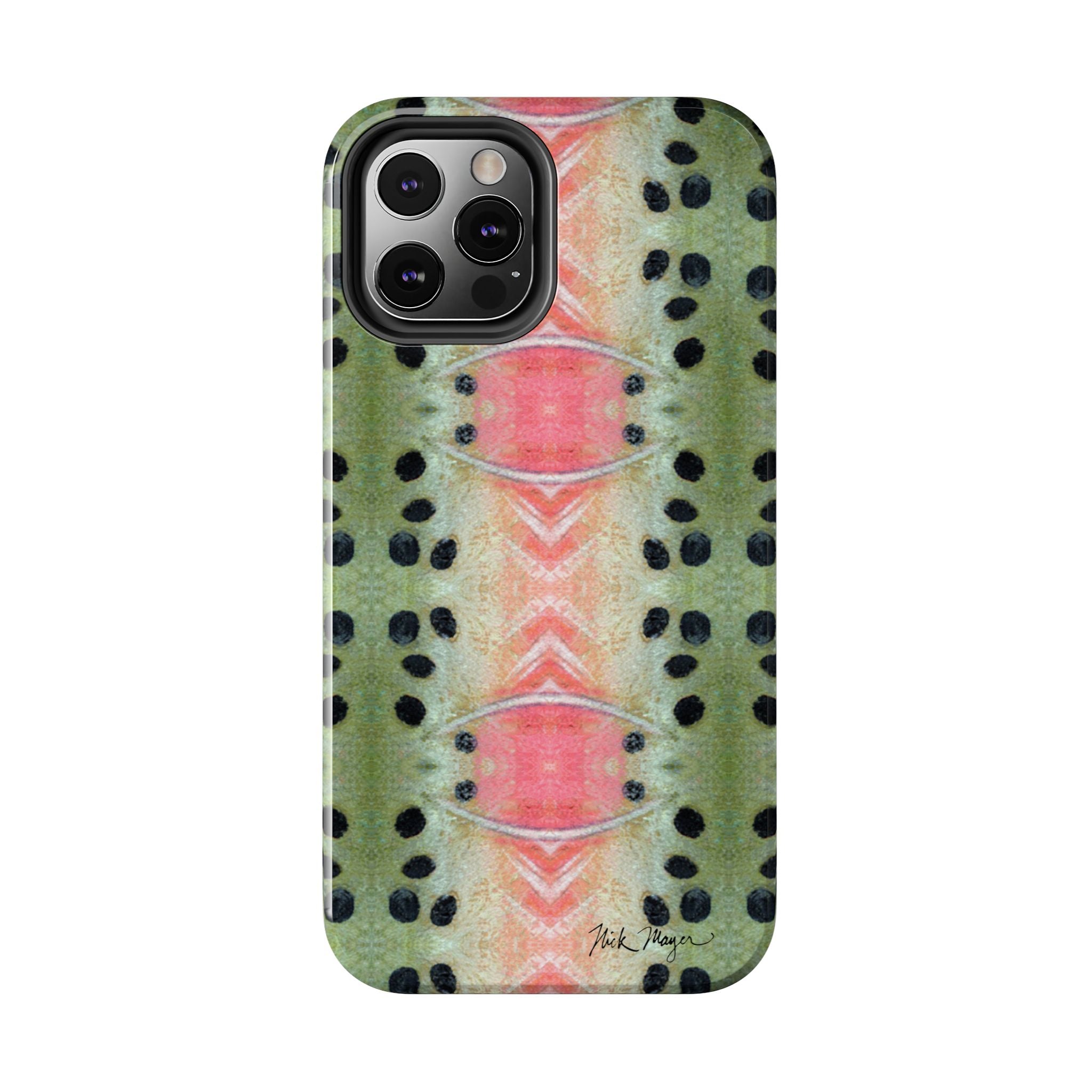Rainbow Trout Pattern Phone Case (iPhone)