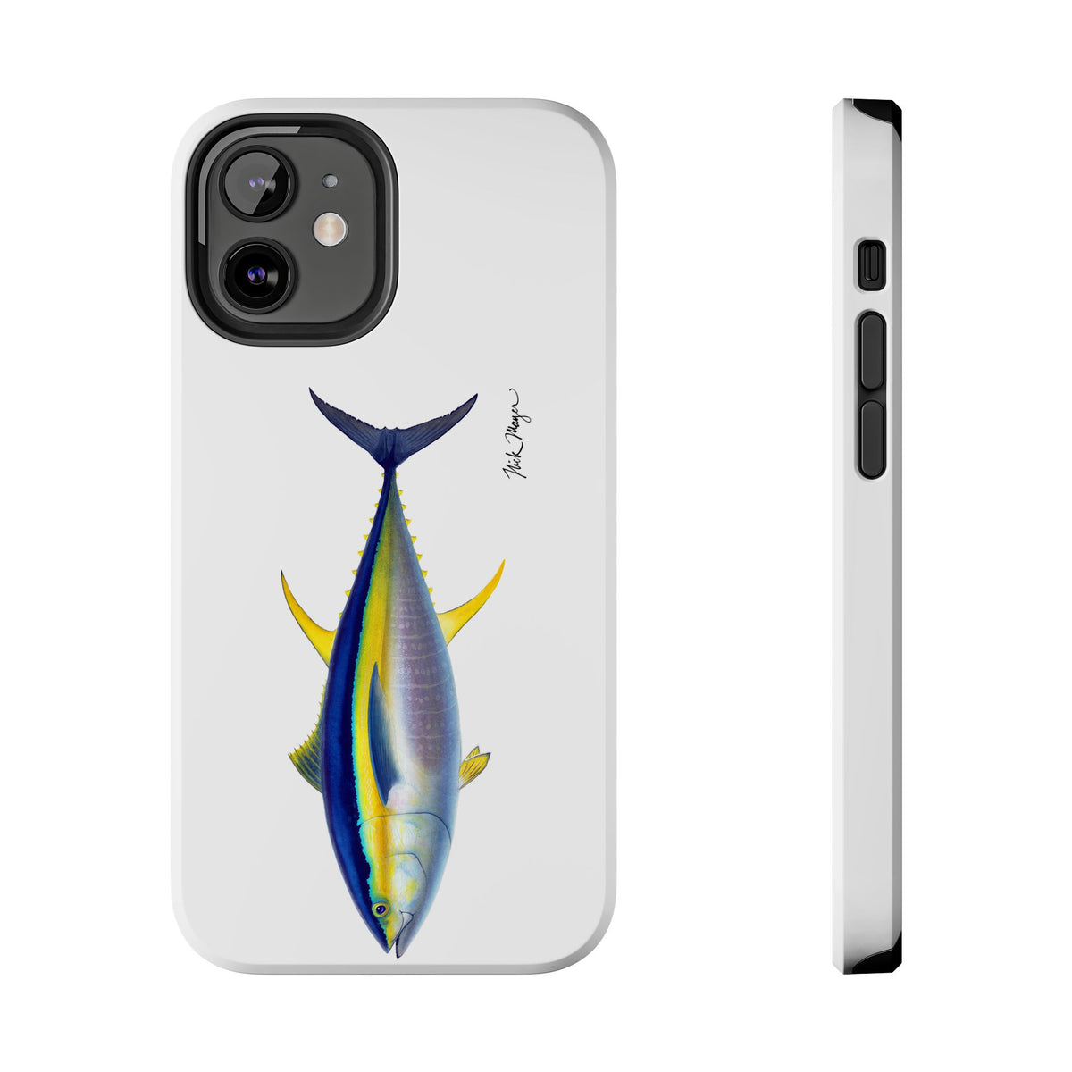 Yellowfin Tuna White Phone Case (iPhone) Printify