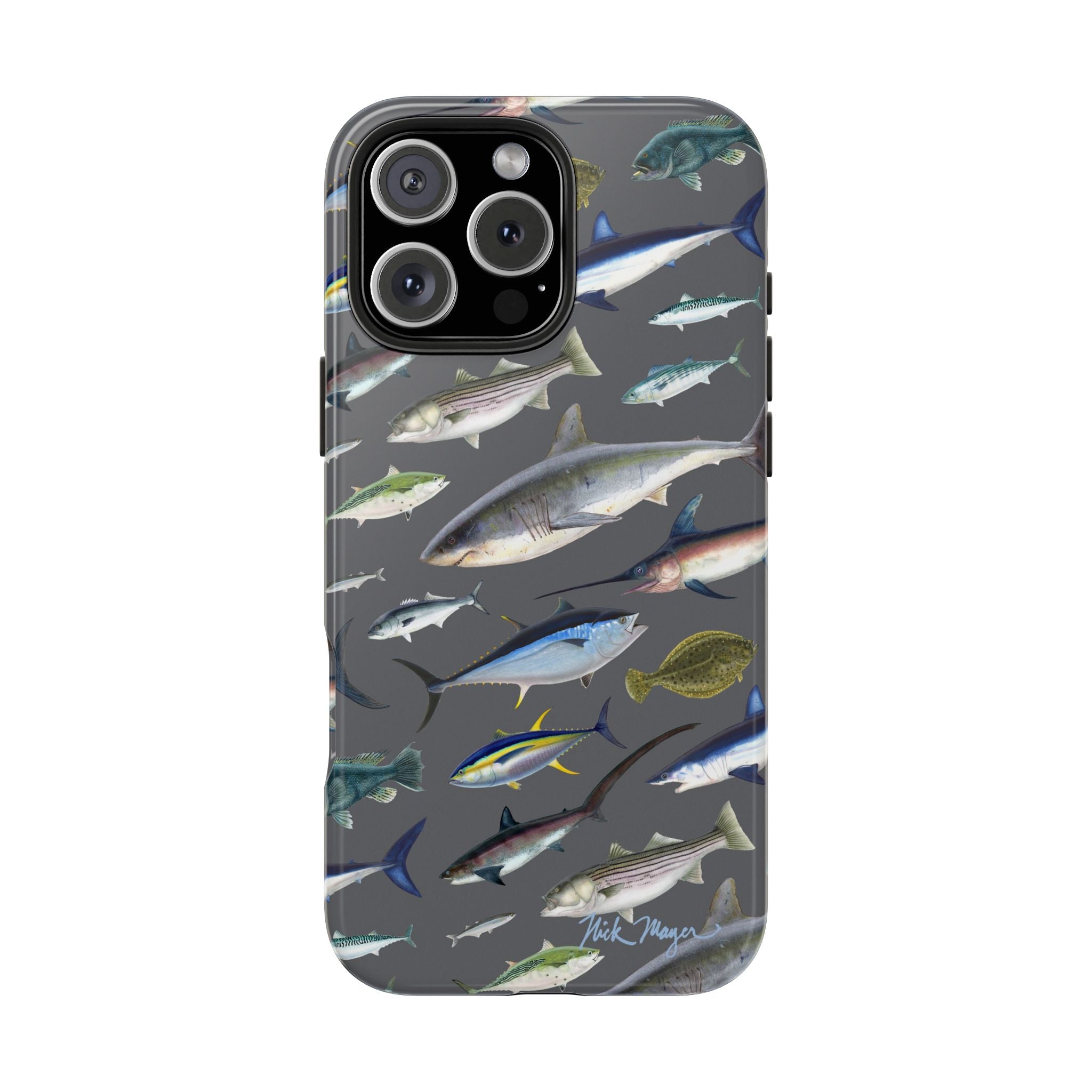 New England Grey iPhone 16 Pro Case - Clearance / Final Sale