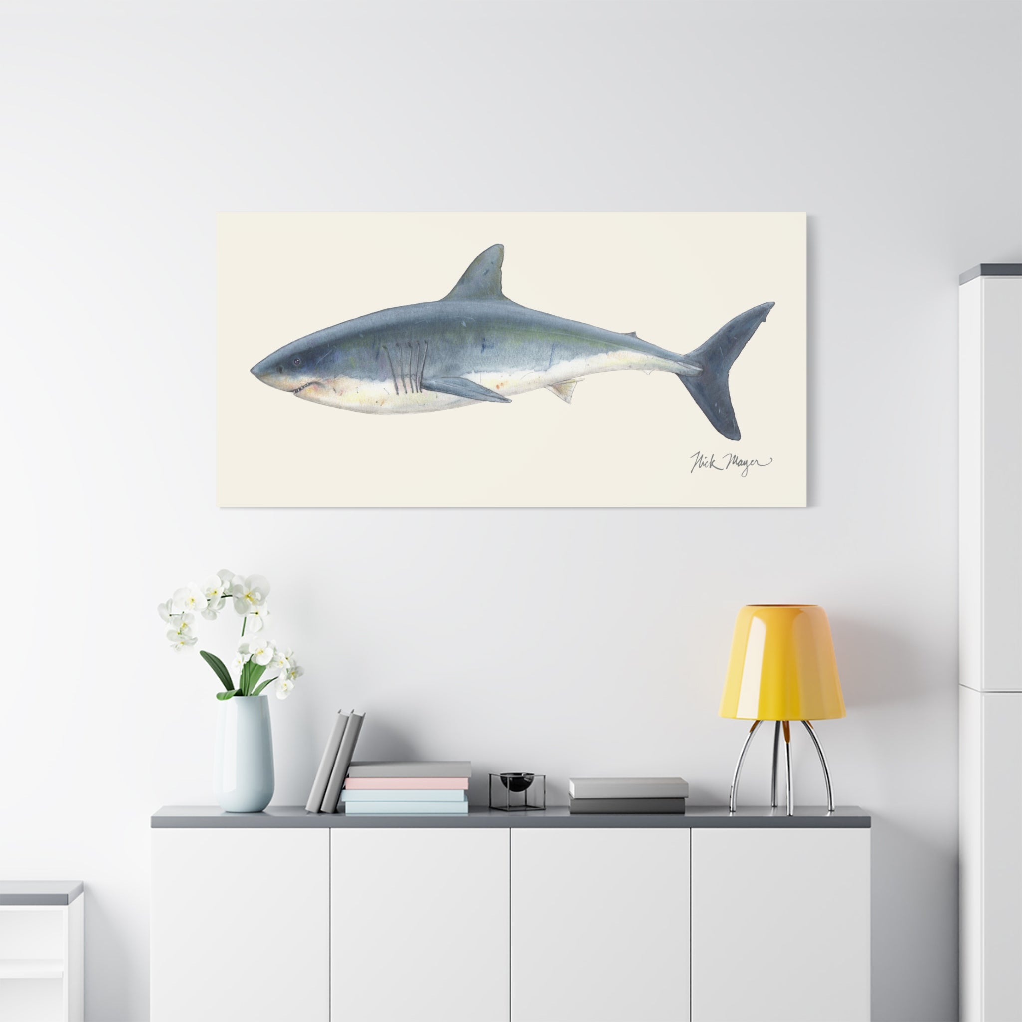 Great White Shark Canvas Print