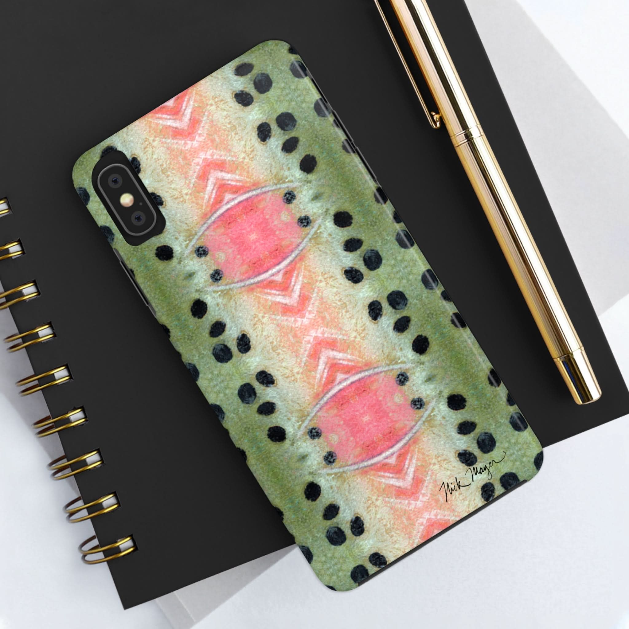 Rainbow Trout Pattern Phone Case (iPhone)