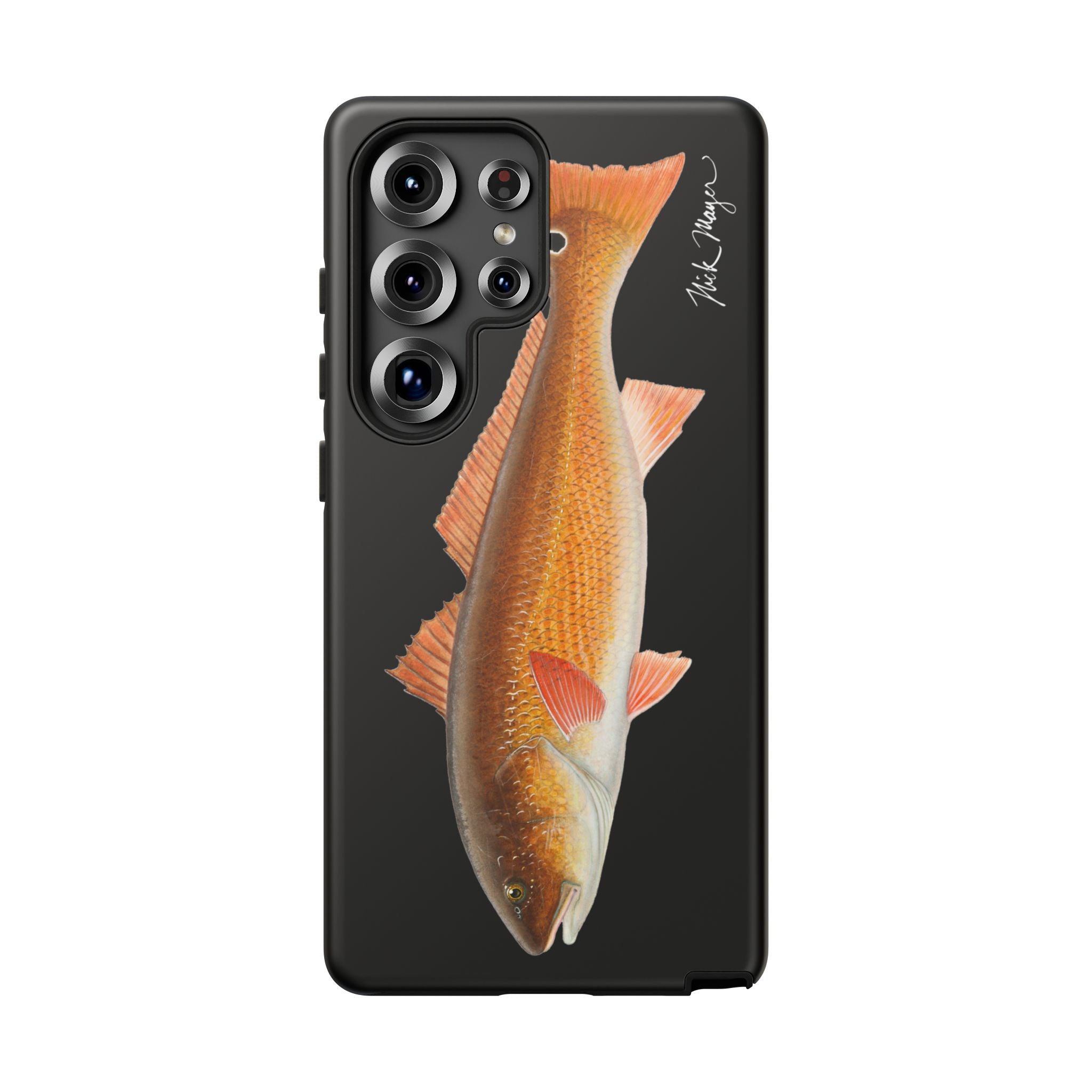 Redfish Black Phone Case (Samsung) Printify