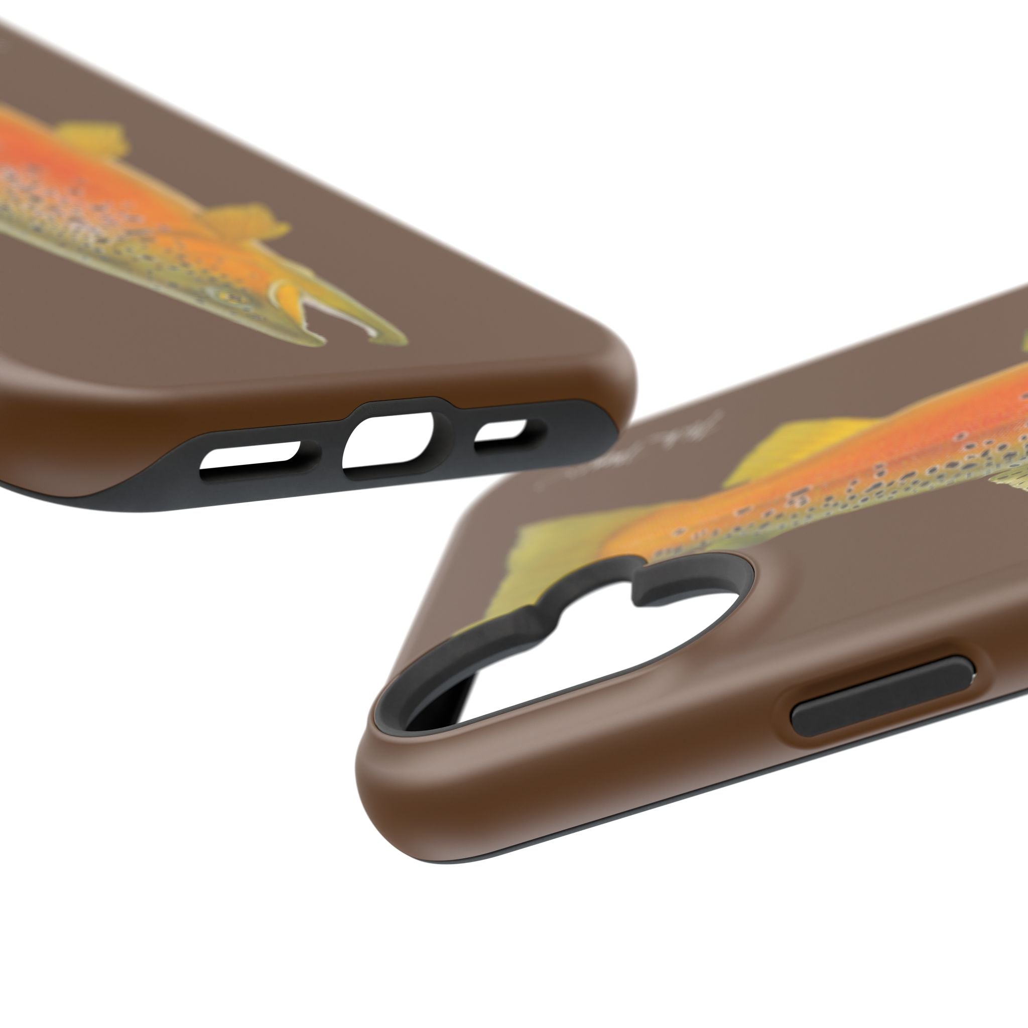 Brown Trout 2 Brown MagSafe iPhone Case, Limited Run