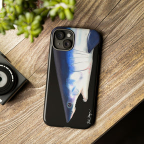 Mako Shark Face Black  iPhone 15 Case