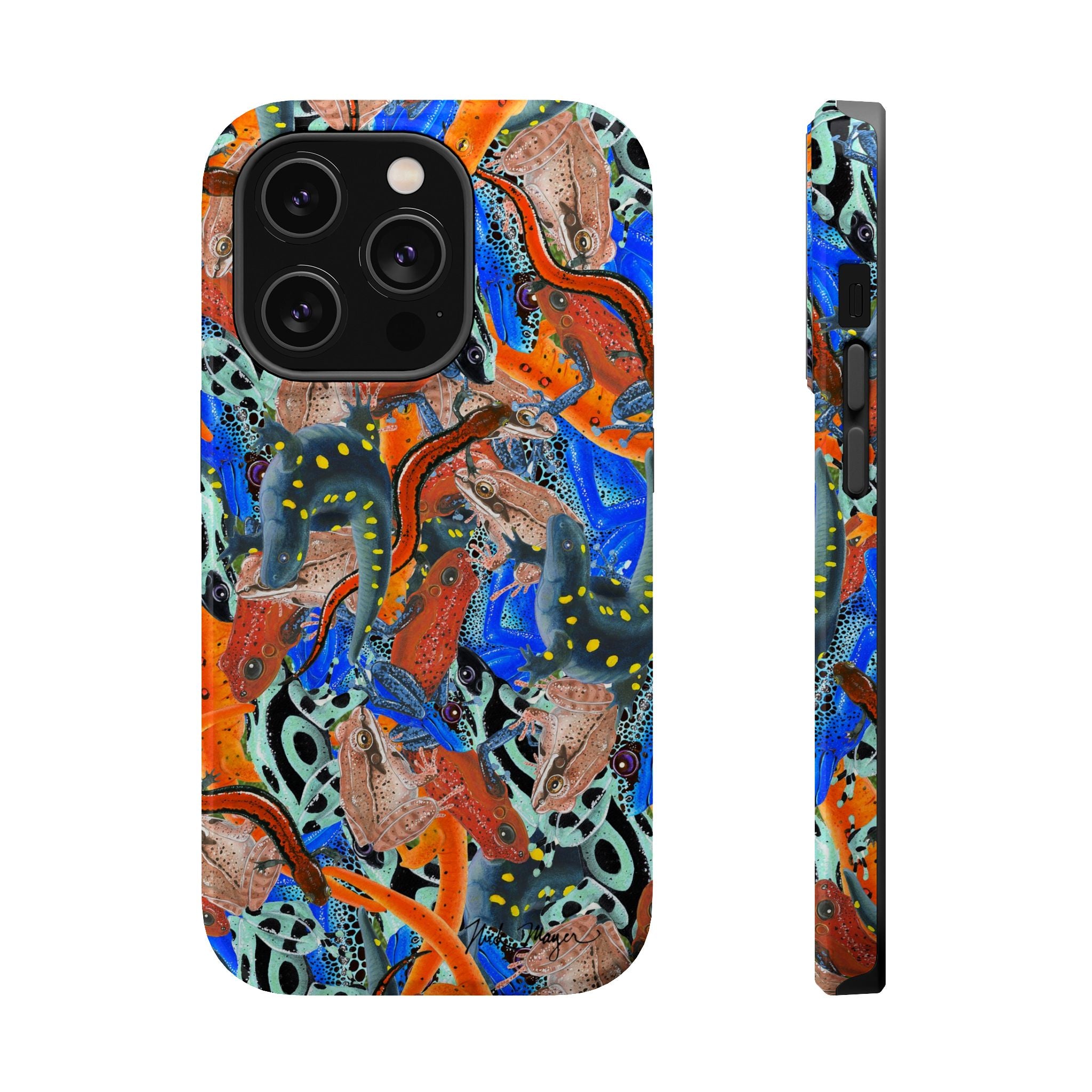 Frogs and Salamanders MagSafe iPhone Case