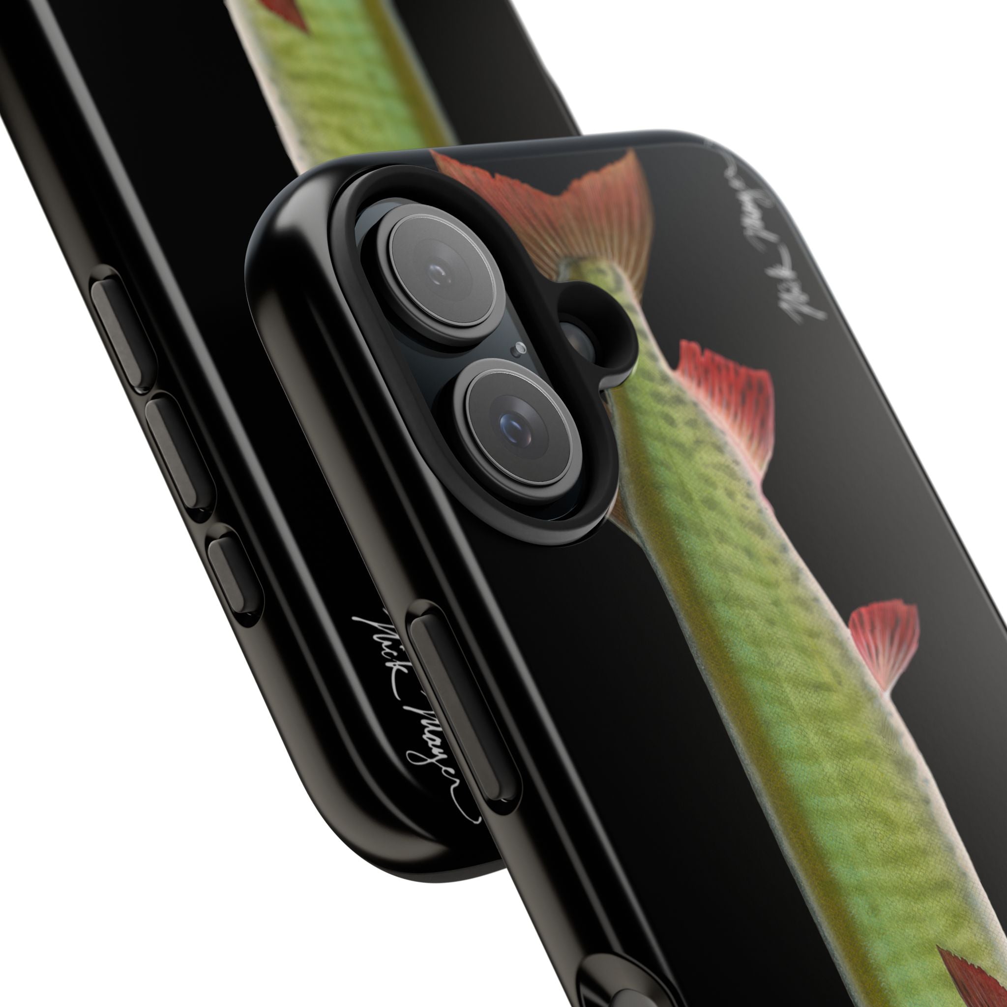 Trophy Muskie Black Phone Case (iPhone)