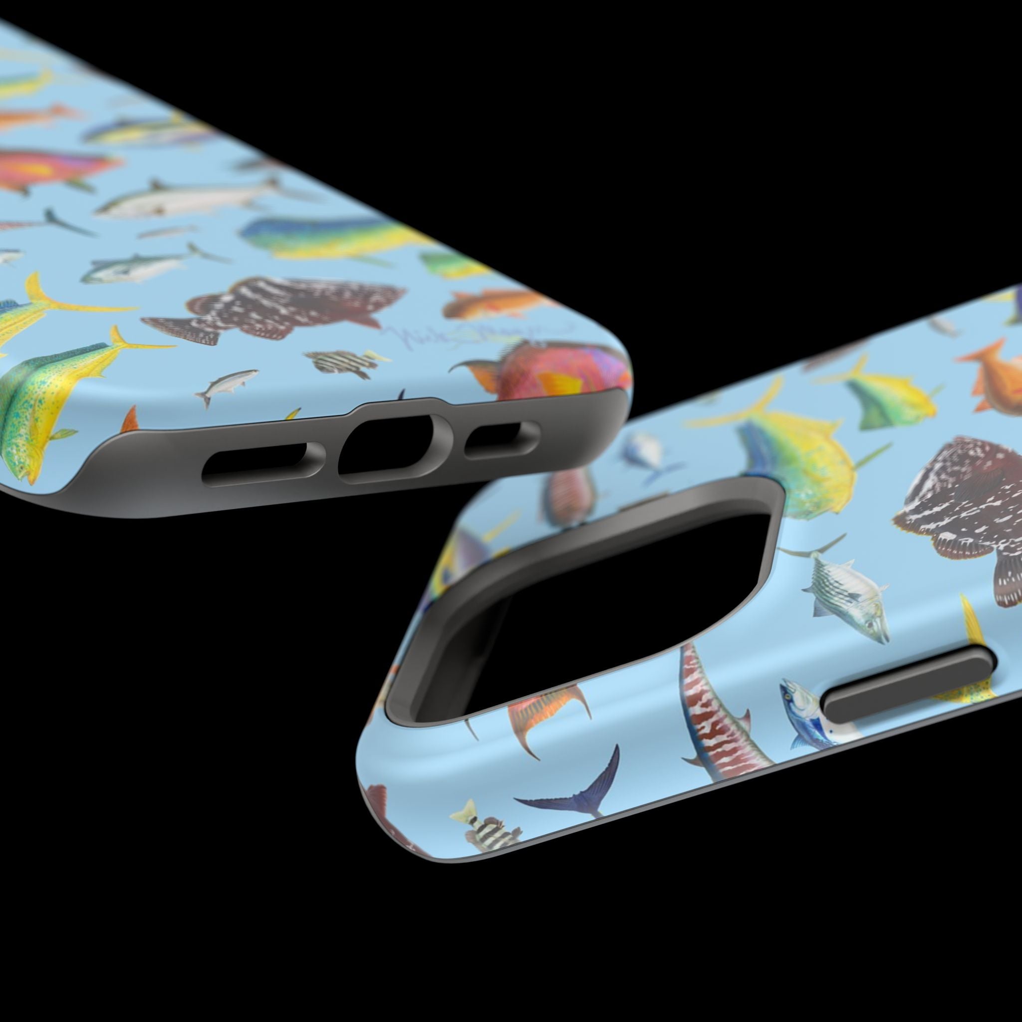 Southern Offshore Fish Blue MagSafe iPhone Case