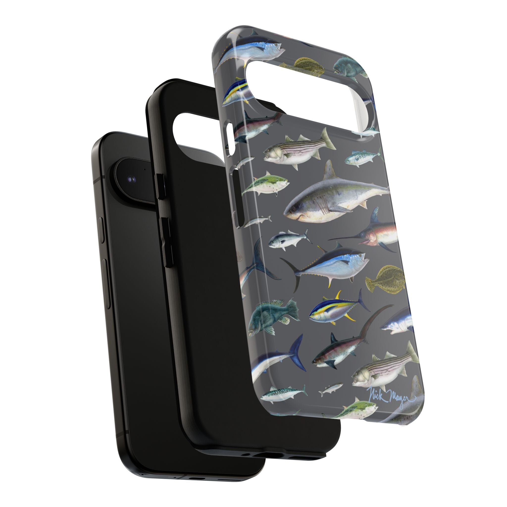New England Offshore Fish Grey Phone Case, NEW!  (Samsung)