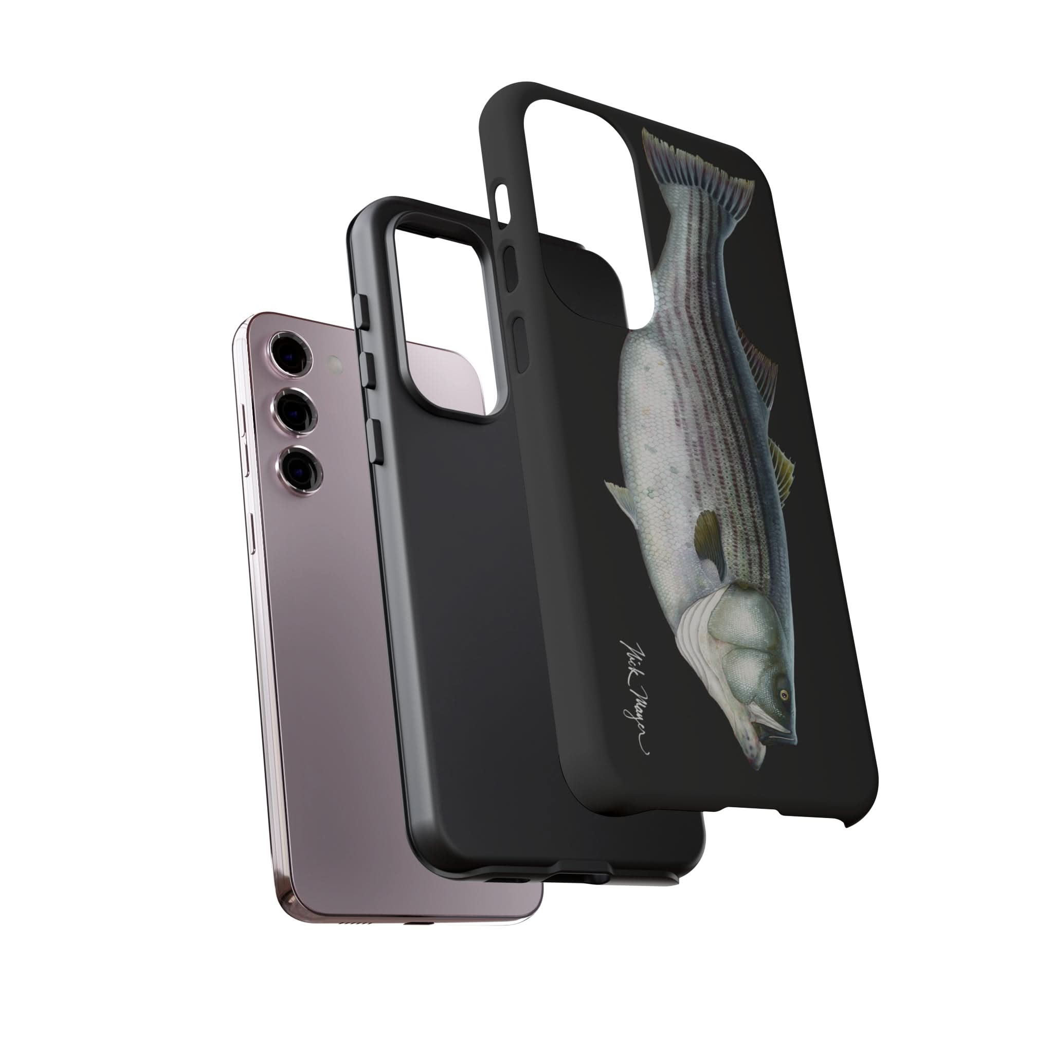 Cow Striper Phone Case (Samsung) - black