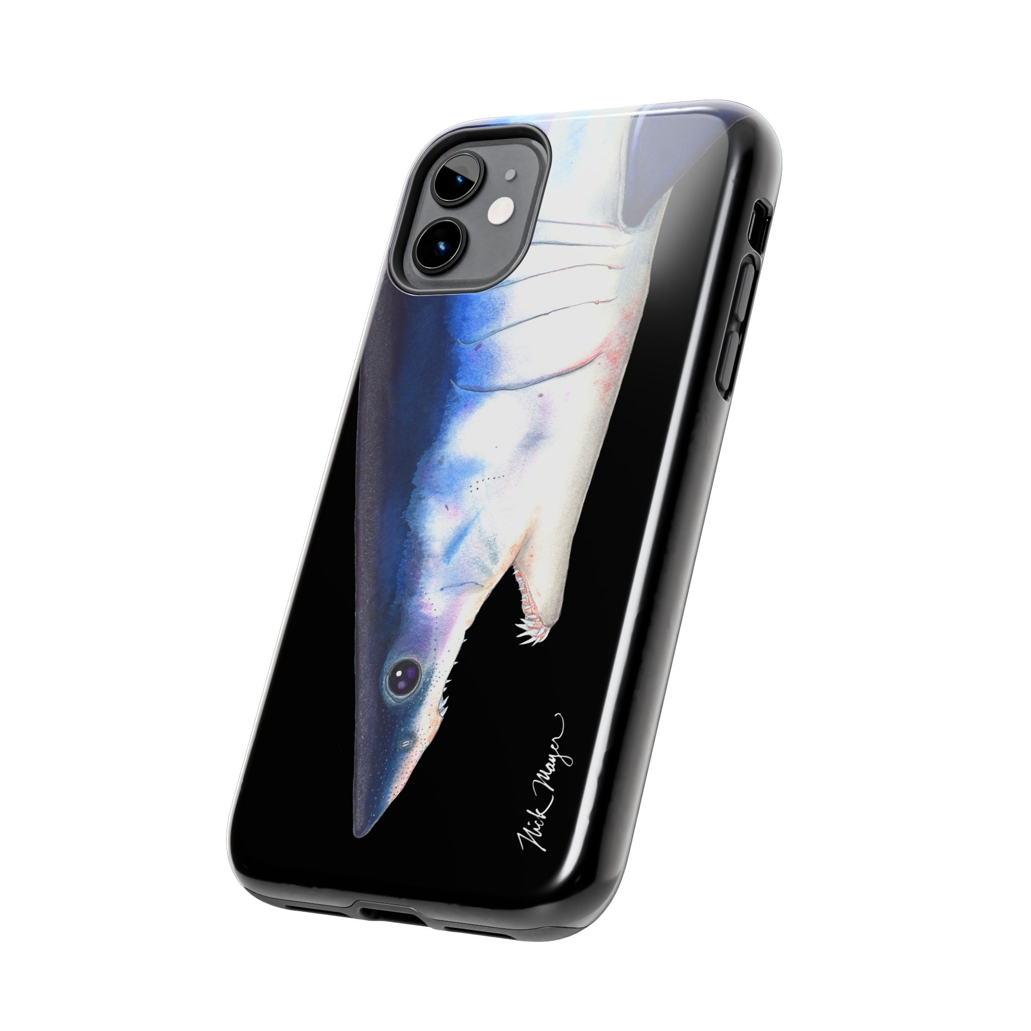 Mako Shark Face Black Case (iPhone)