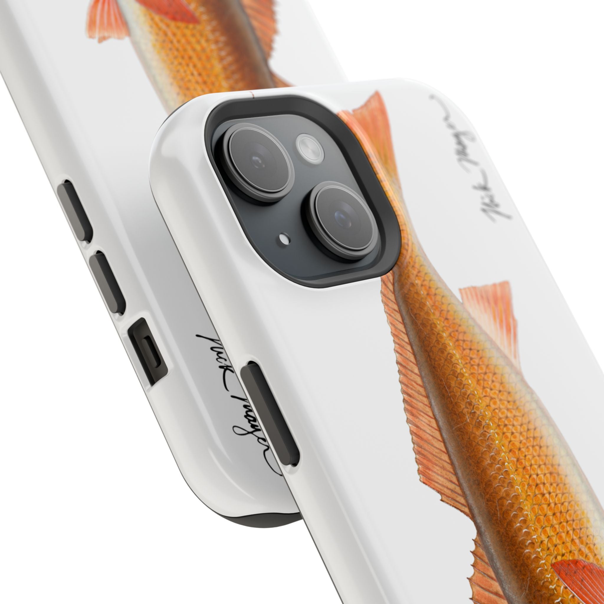 Redfish MagSafe White iPhone Case
