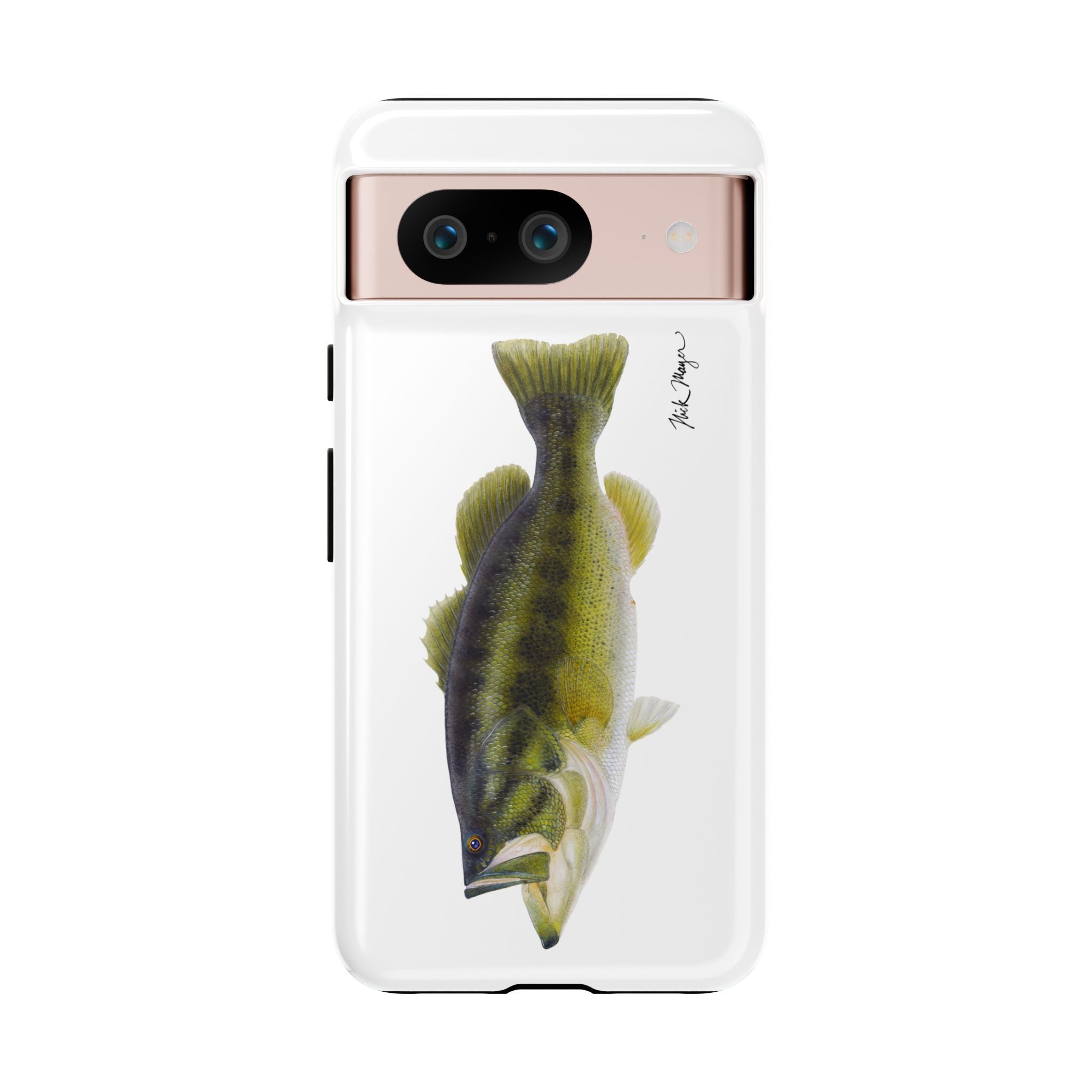 Largemouth Bass White Phone Case (Samsung) Printify