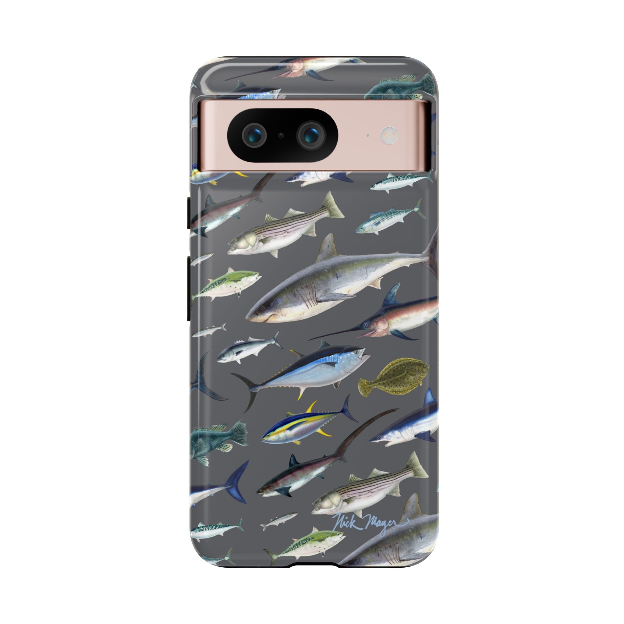 New England Offshore Fish Grey Phone Case, NEW!  (Samsung)