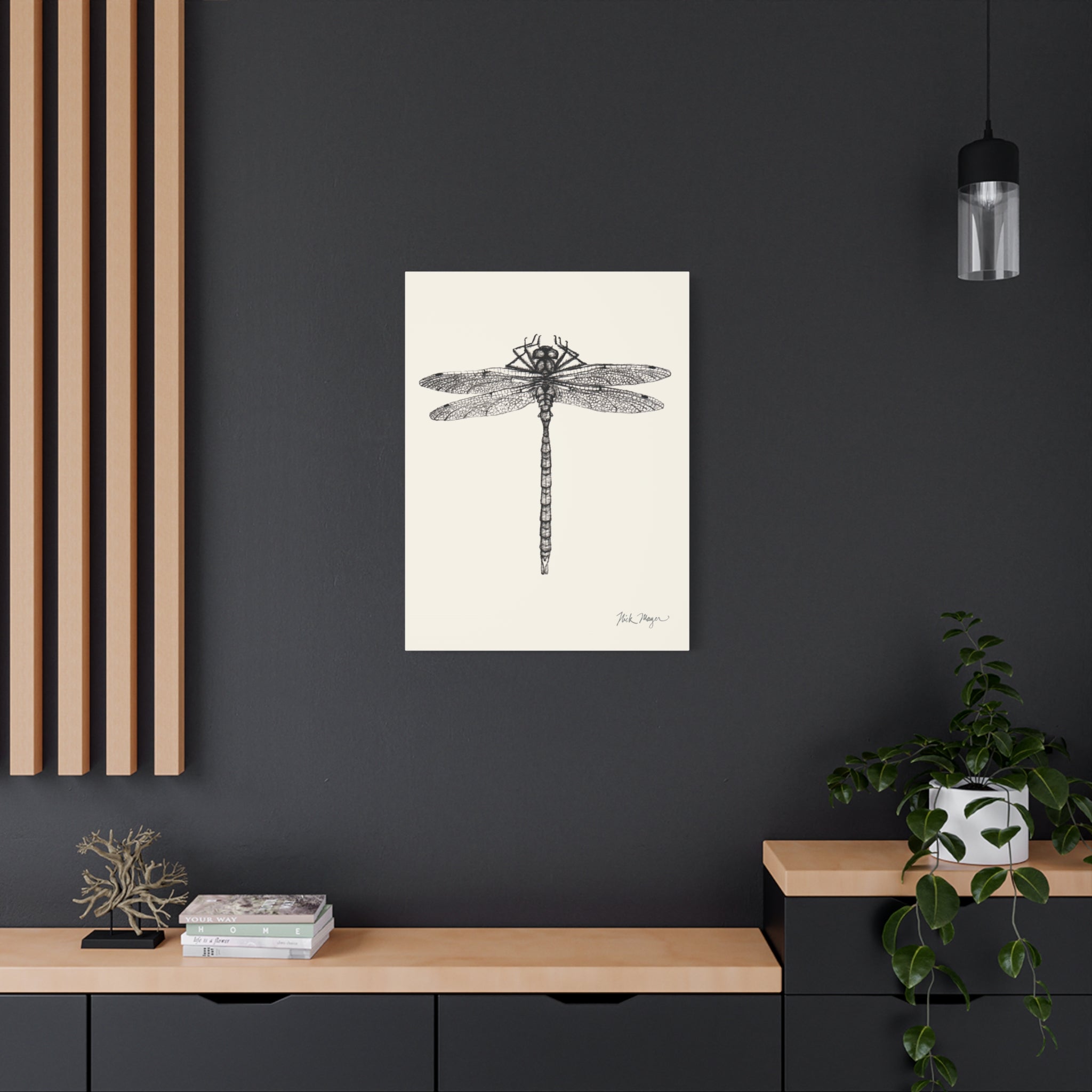 Dragonfly Canvas Print Printify