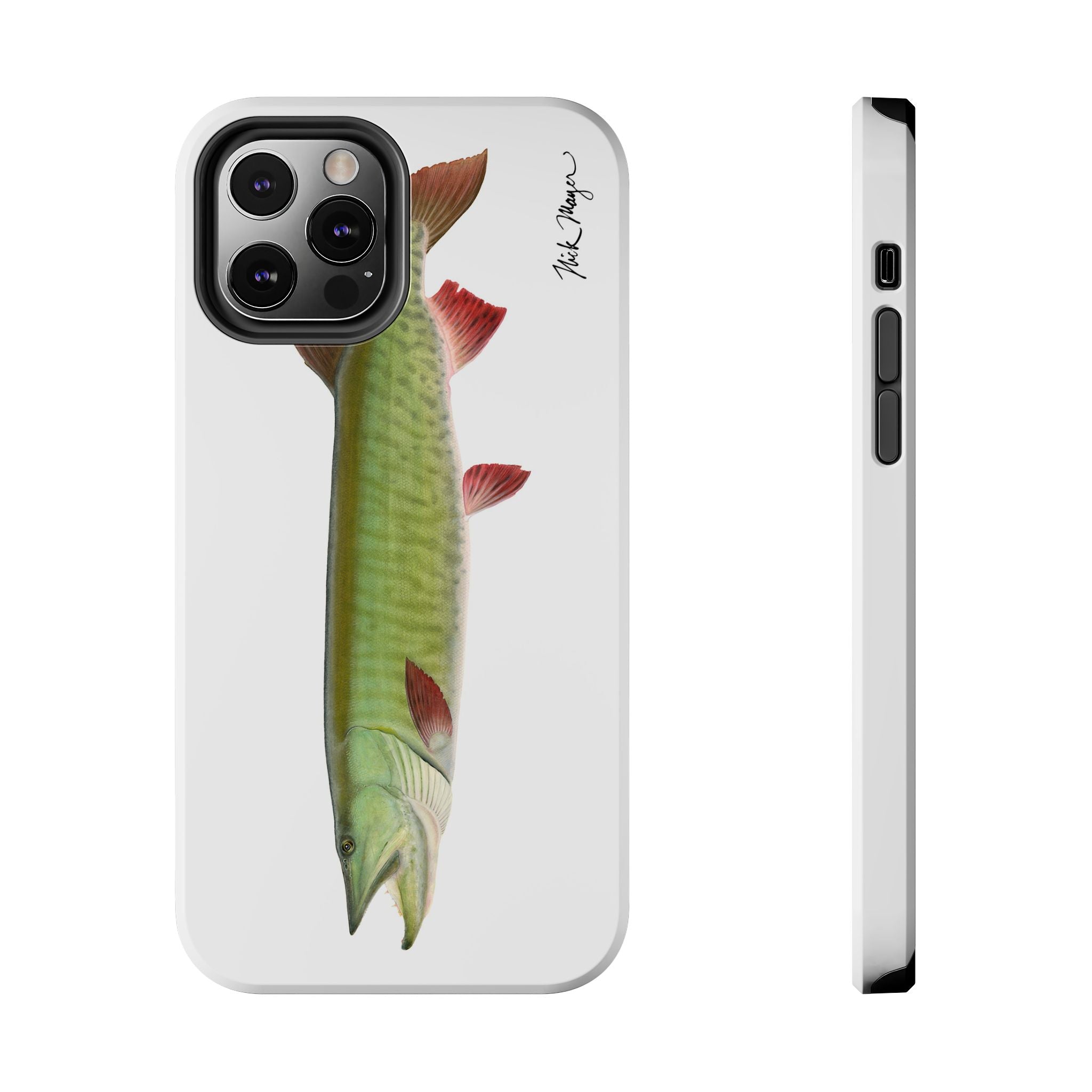 Trophy Muskie White Phone Case (iPhone)