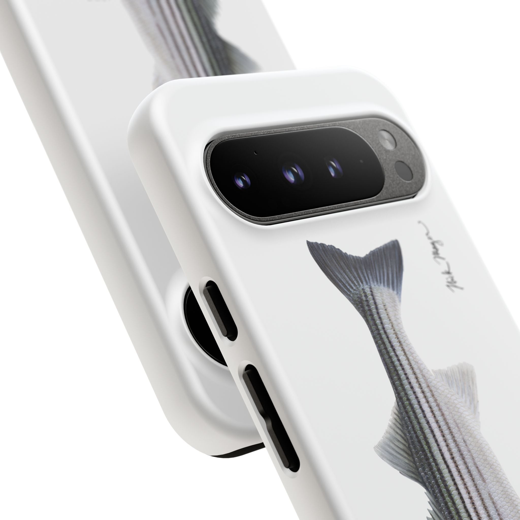 Schoolie Striper White Phone Case (Samsung) Printify