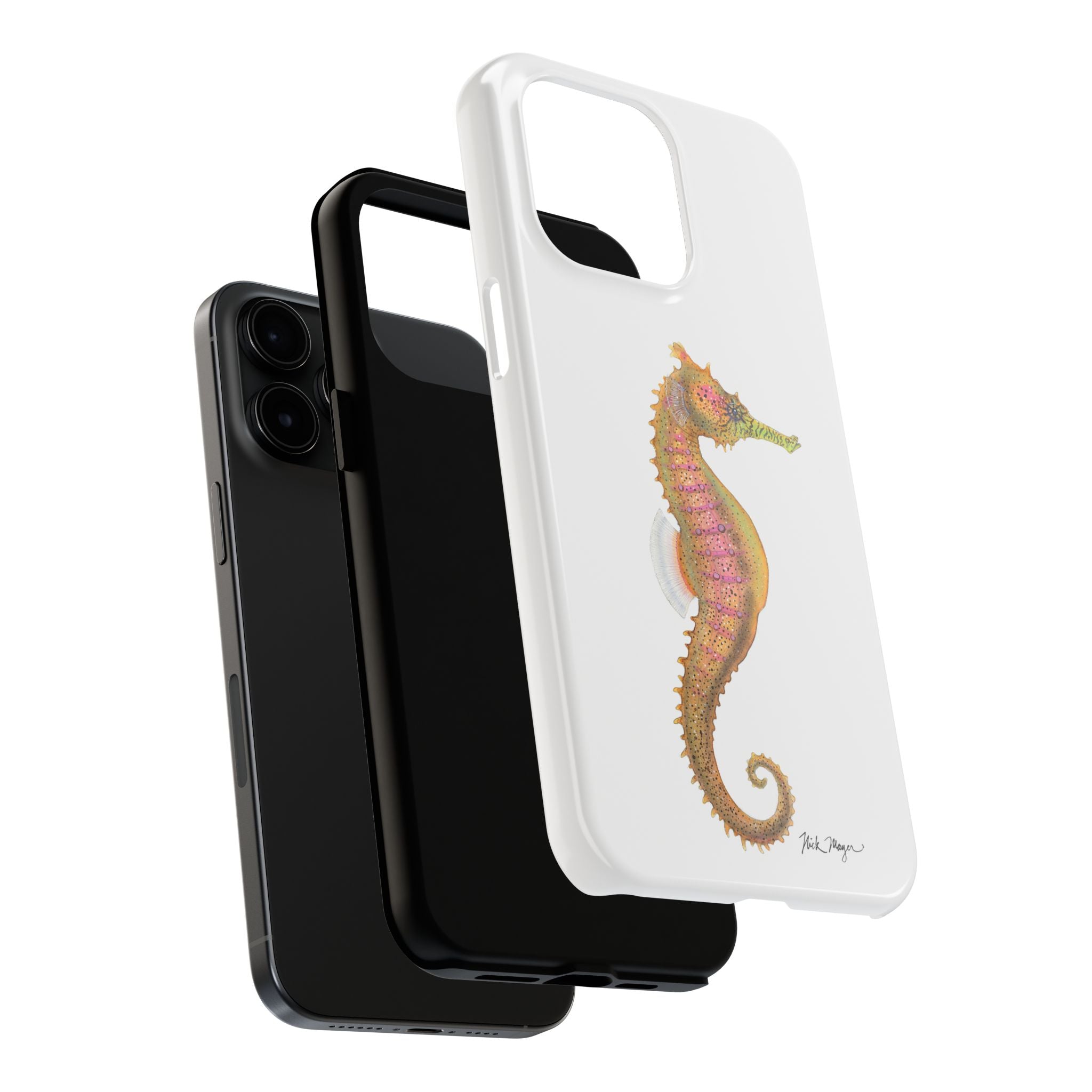 Pink Seahorse Phone Case (iPhone)