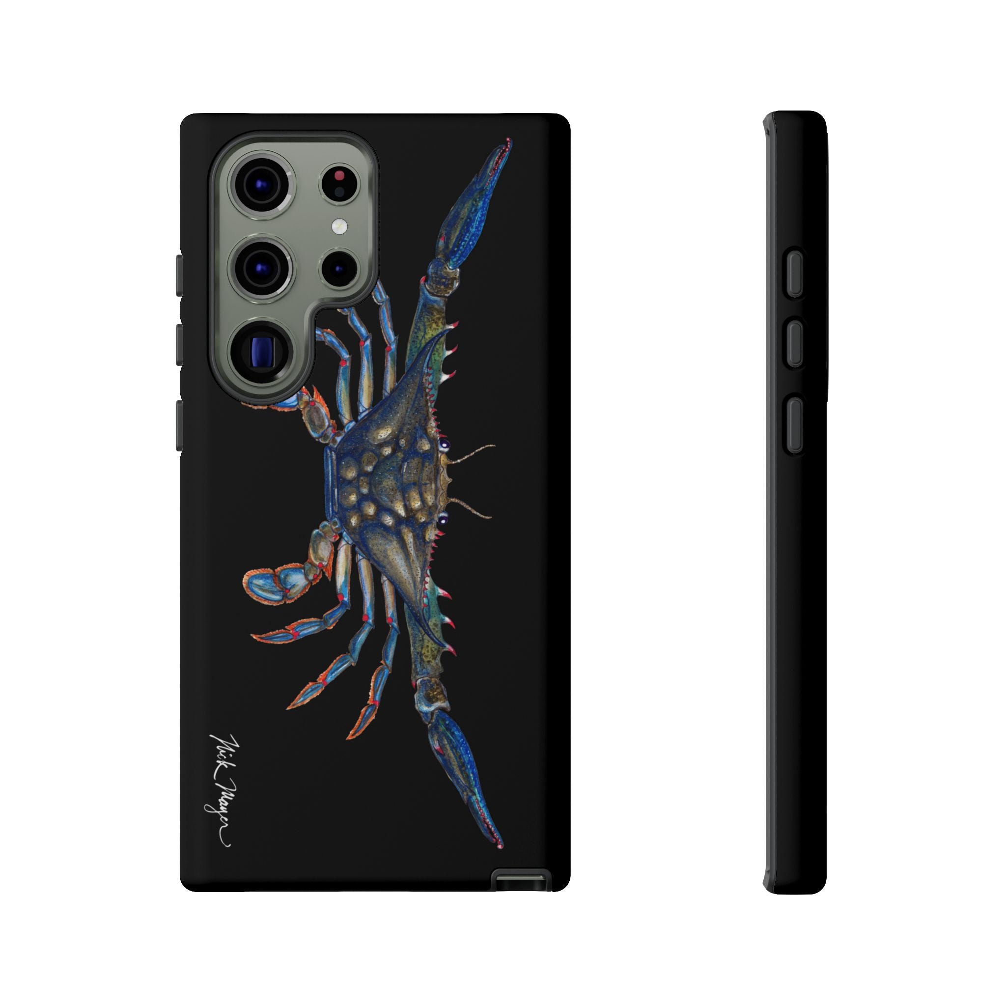 Blue Crab Black Phone Case (Samsung)
