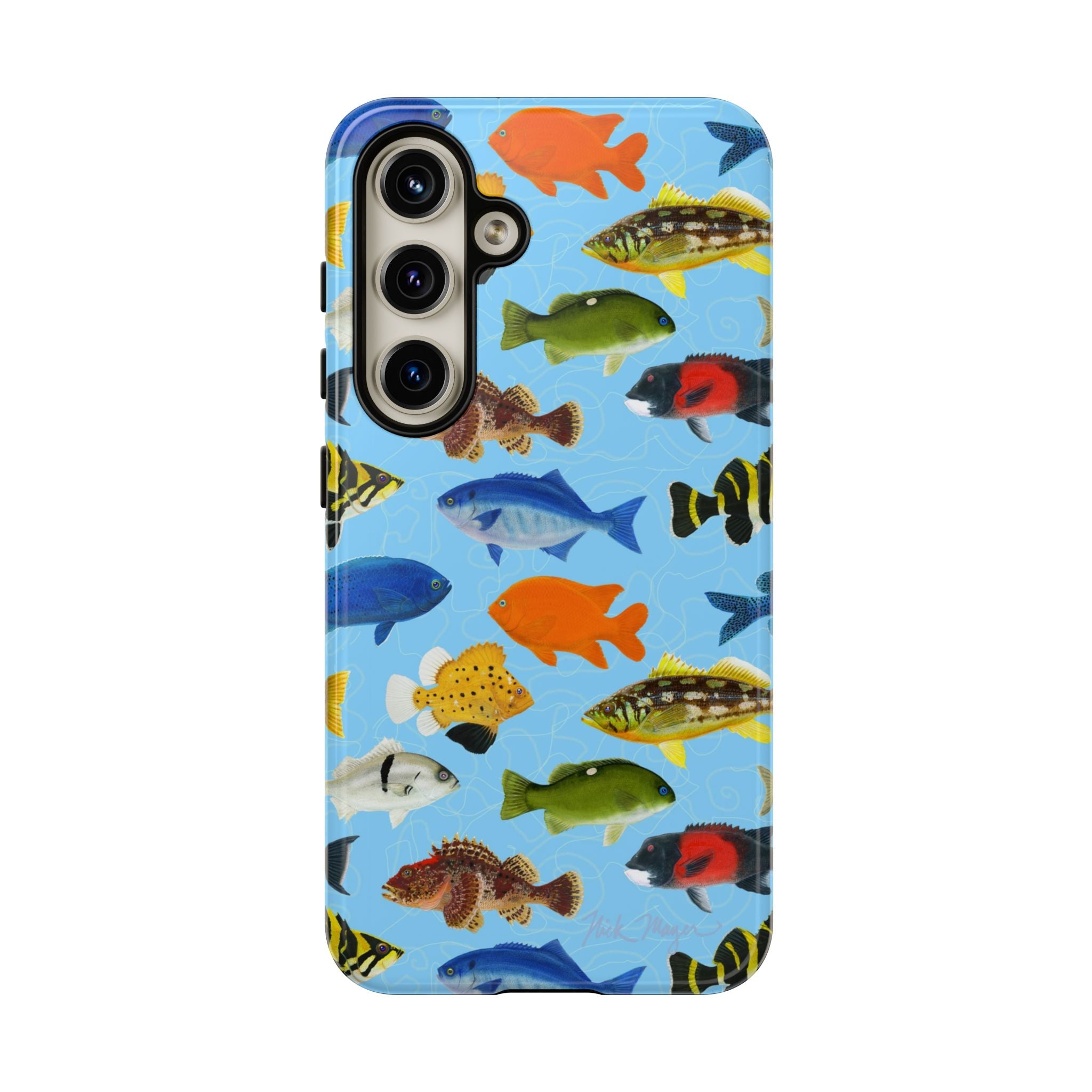 NEW California Fish Blue Phone Case (Samsung)