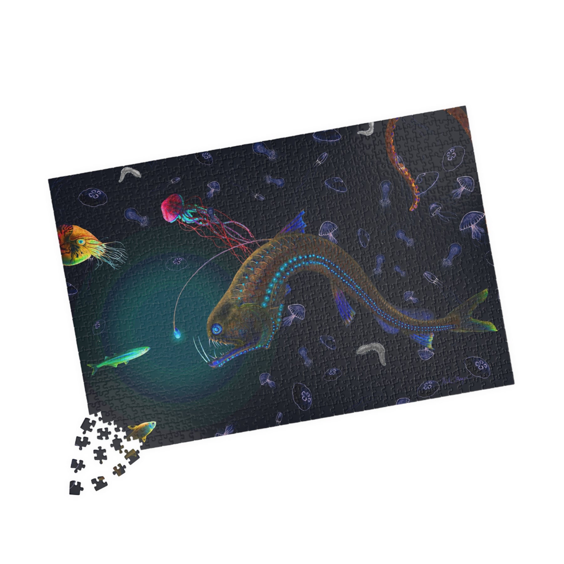 Deep Sea Fish Art Puzzles (110, 250, 500 & 1000 piece)