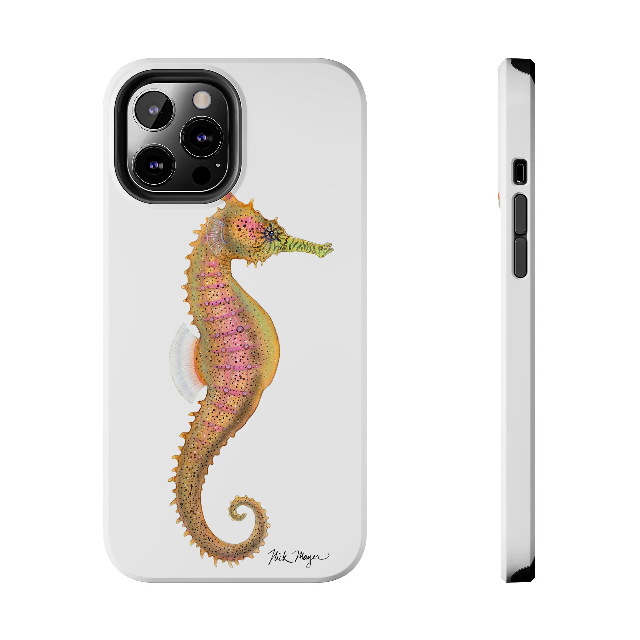 Pink Seahorse Phone Case (iPhone)