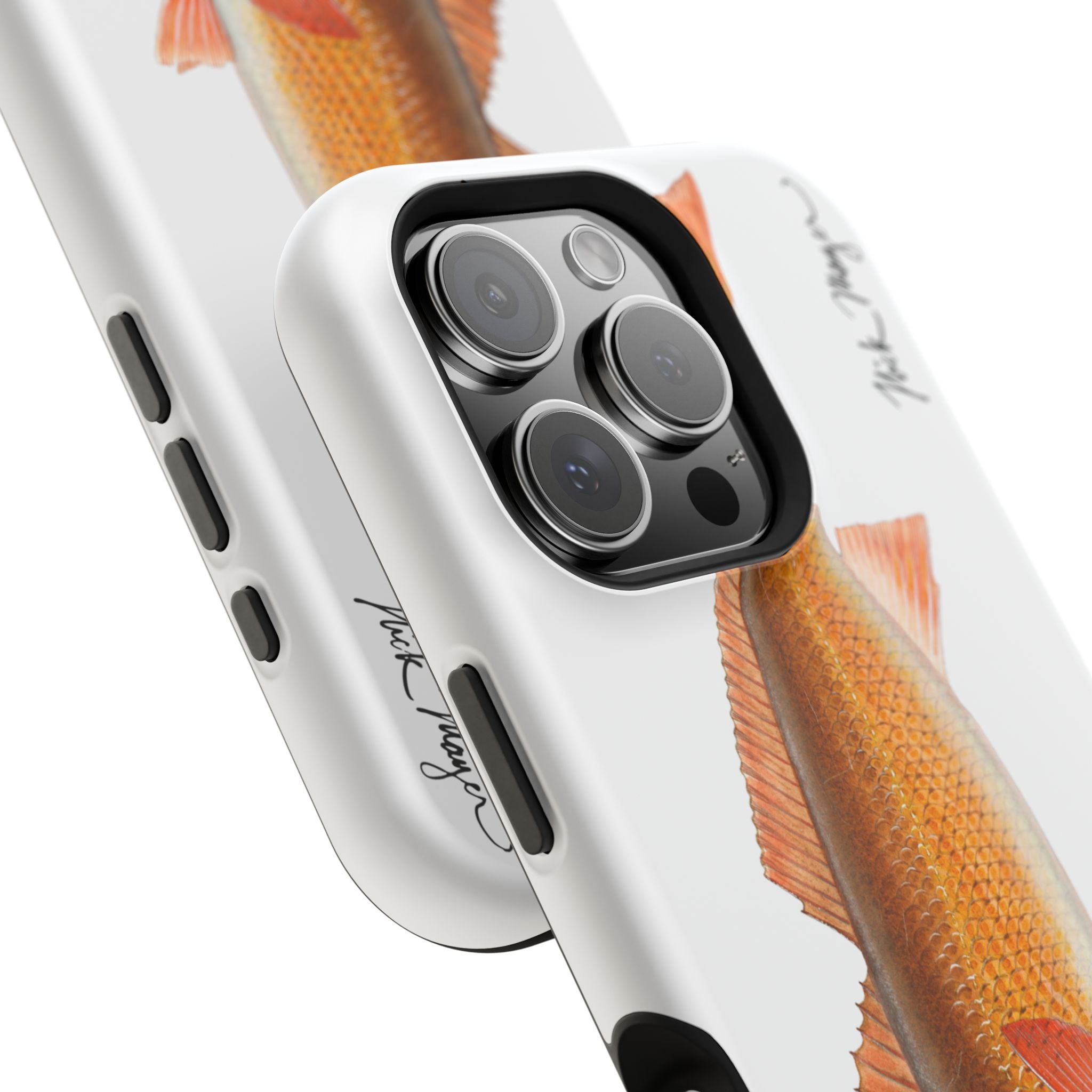 Redfish MagSafe White iPhone Case