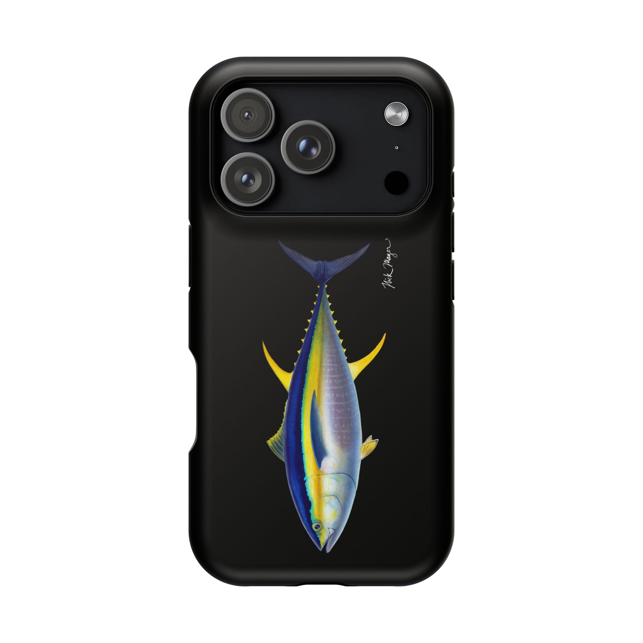 Yellowfin Tuna MagSafe Black iPhone Case