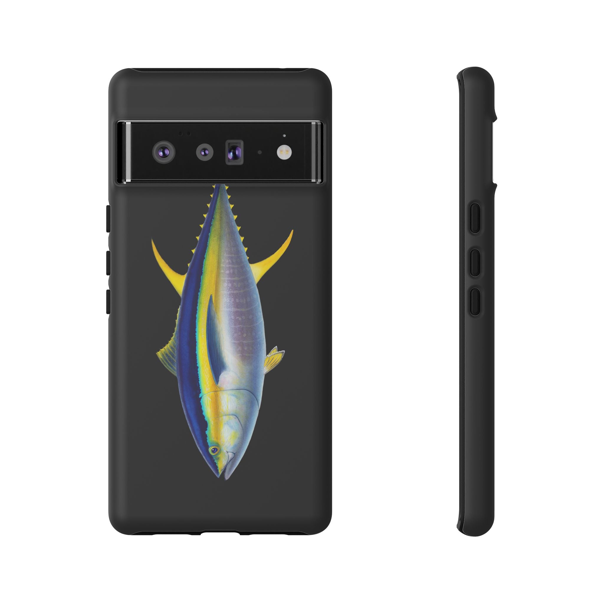 Yellowfin Tuna Black Phone Case (Samsung) Printify