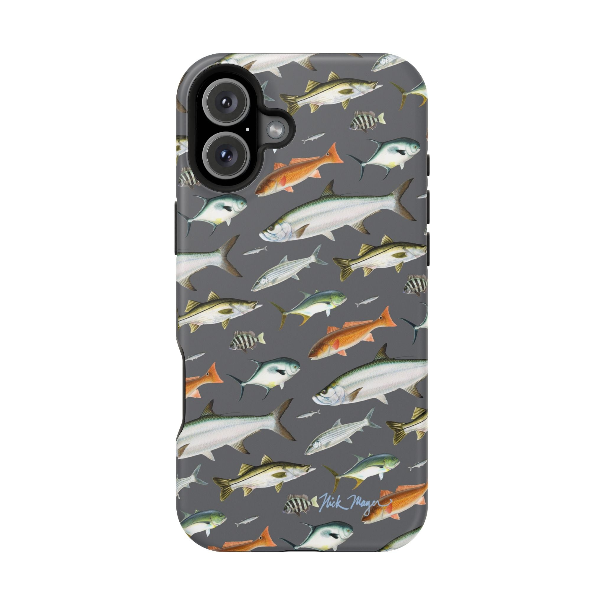 Southern Fish Grey MagSafe iPhone Case