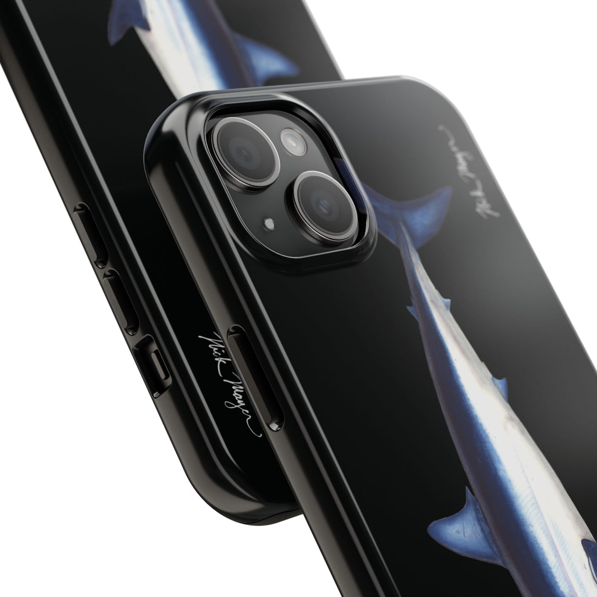 Mako Shark Black iPhone Case Printify