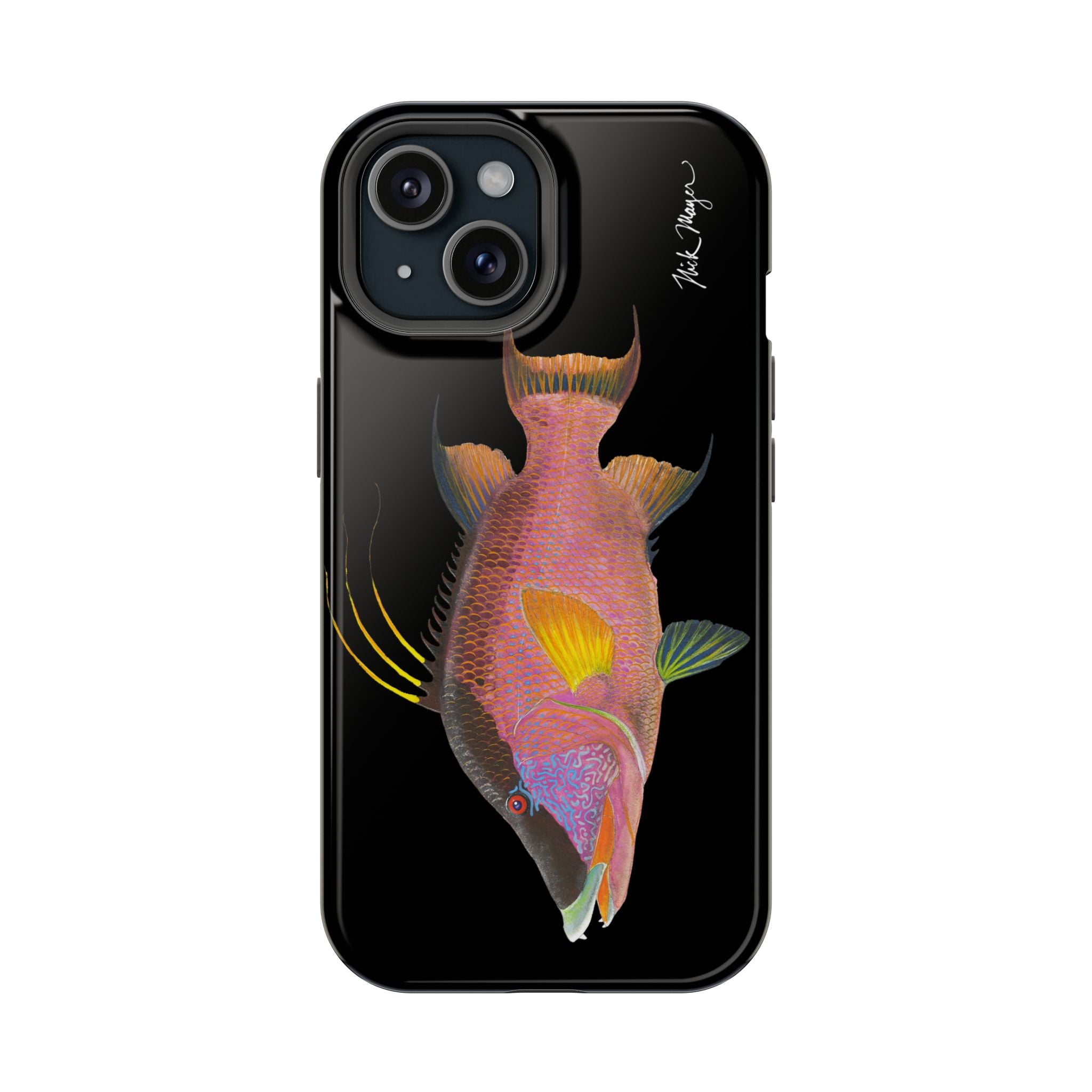 Hogfish MagSafe Black iPhone Case Printify
