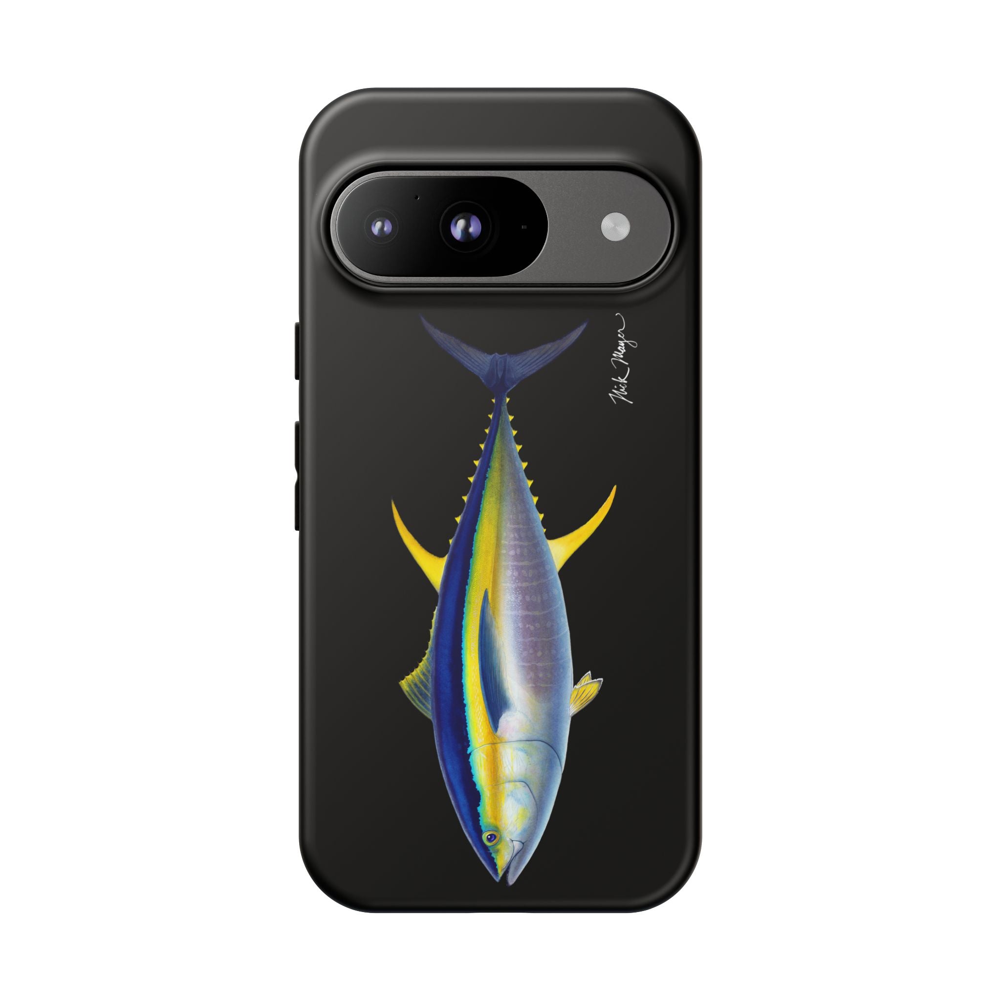 Yellowfin Tuna Black Phone Case (Samsung) Printify