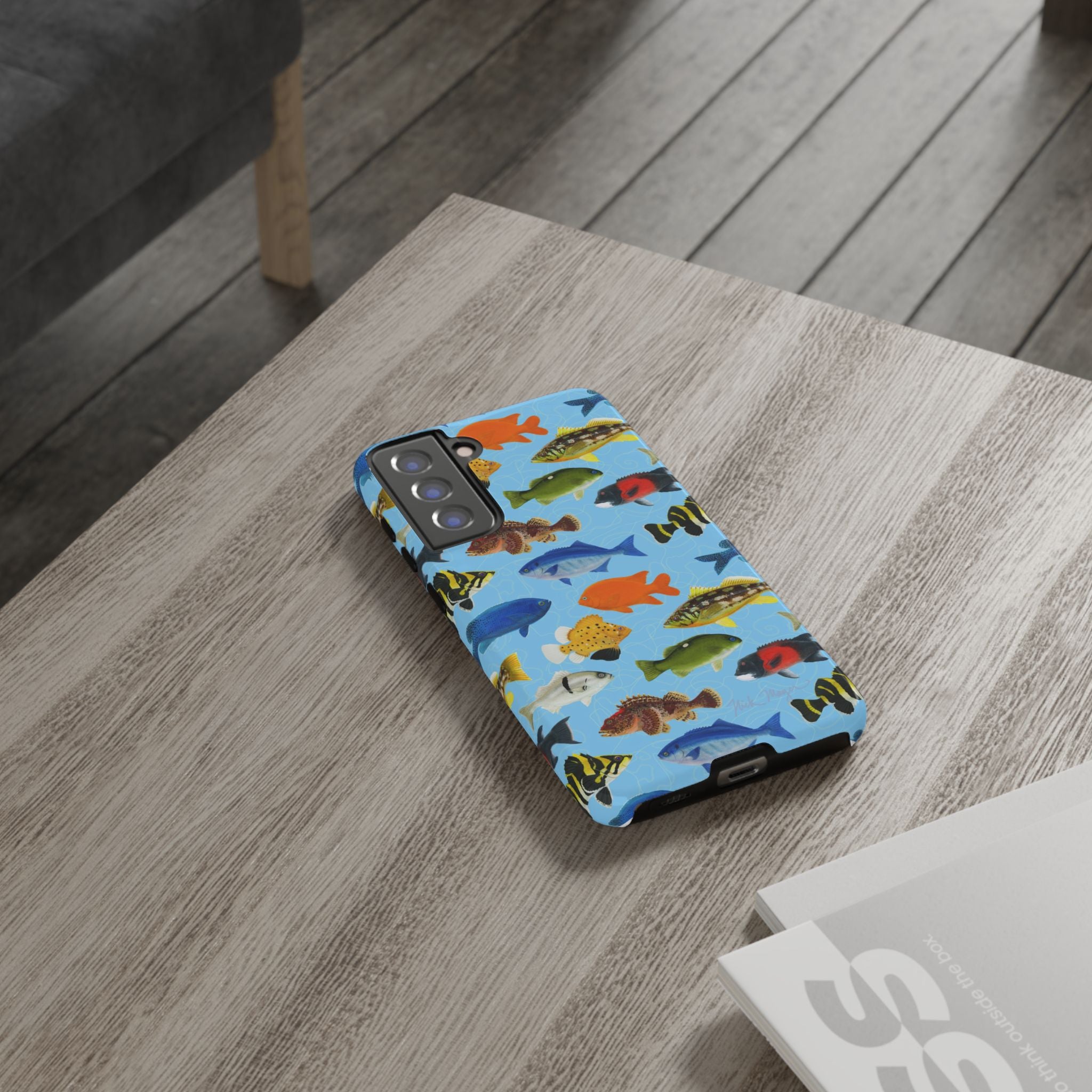 NEW California Fish Blue Phone Case (Samsung)