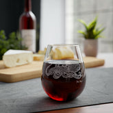 Octopus Stemless Wine Glass