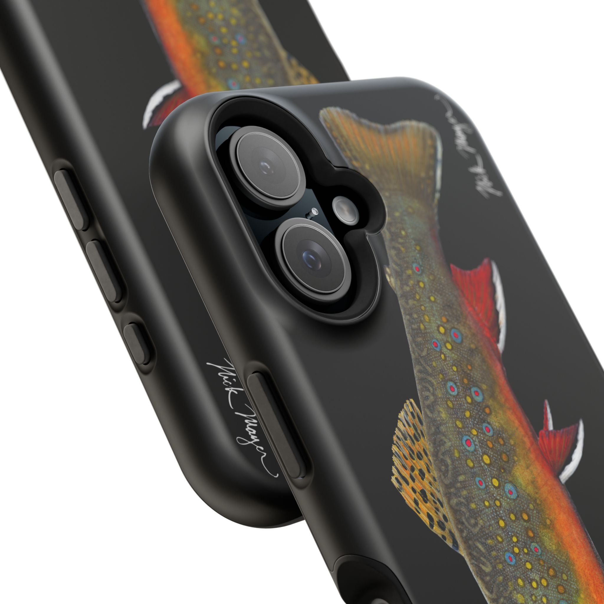 Brook Trout MagSafe Black iPhone Case