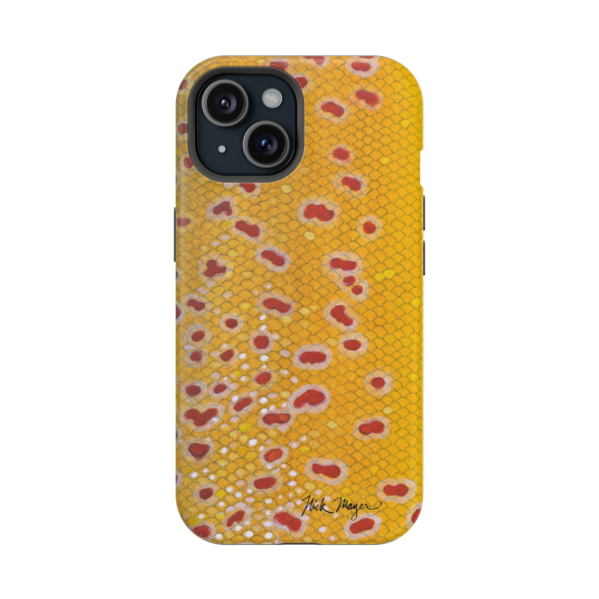 Brown Trout 3 Skin MagSafe iPhone Case