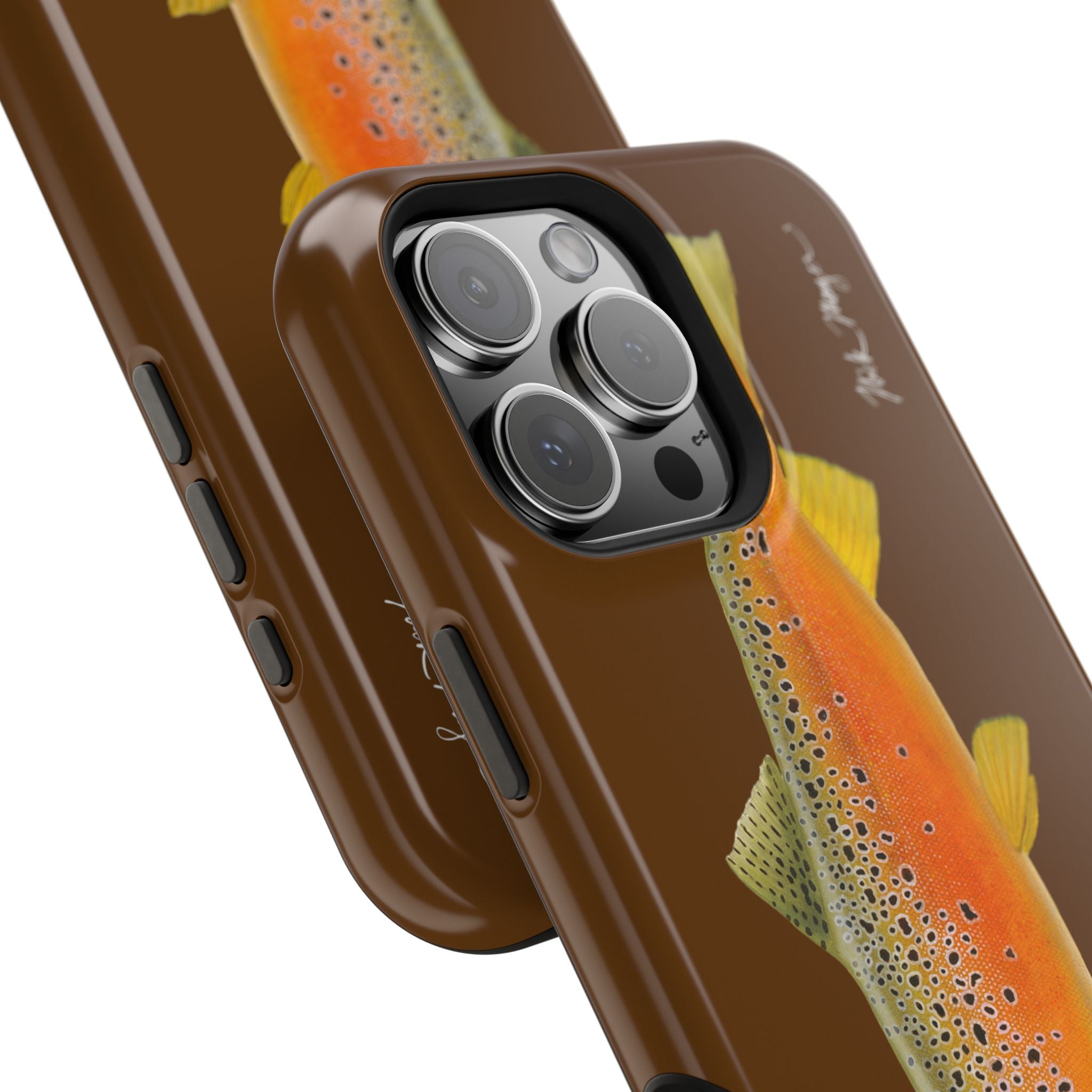 Brown Trout 2 Brown MagSafe iPhone Case, Limited Run