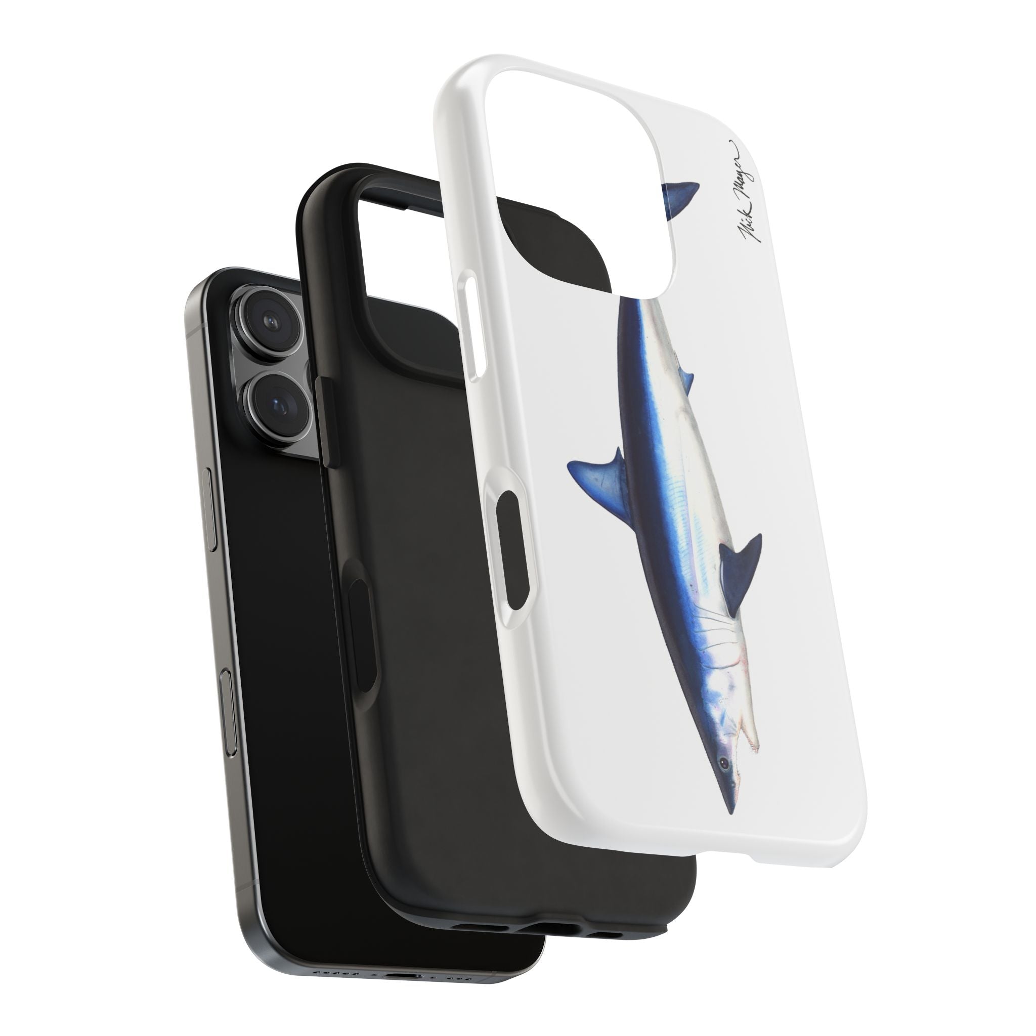 Mako Shark White Phone Case (iPhone)