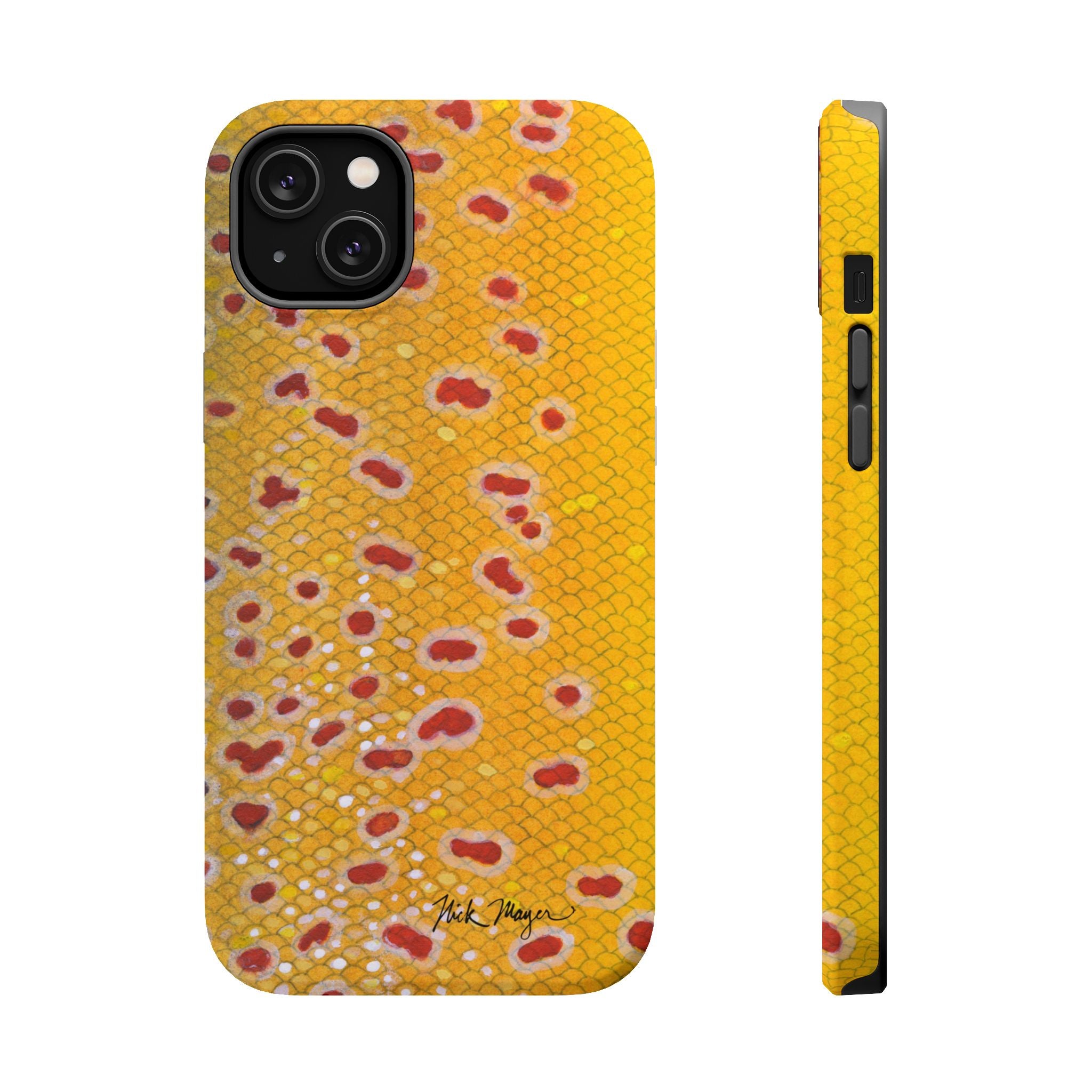Brown Trout 3 Skin MagSafe iPhone Case