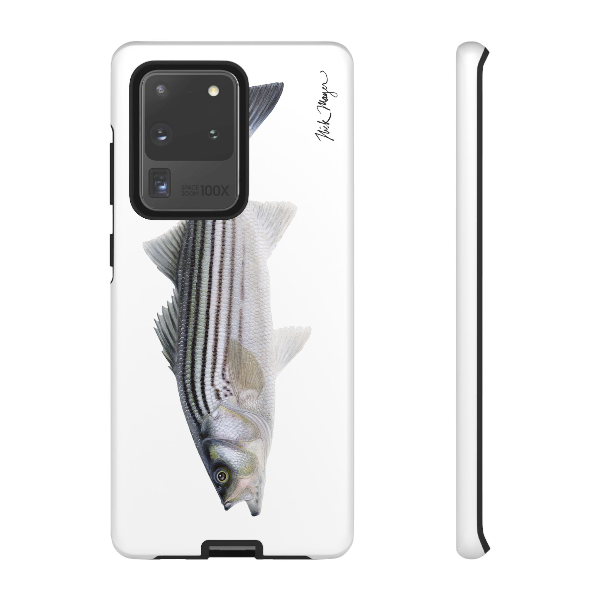 Schoolie Striper White Phone Case (Samsung) Printify