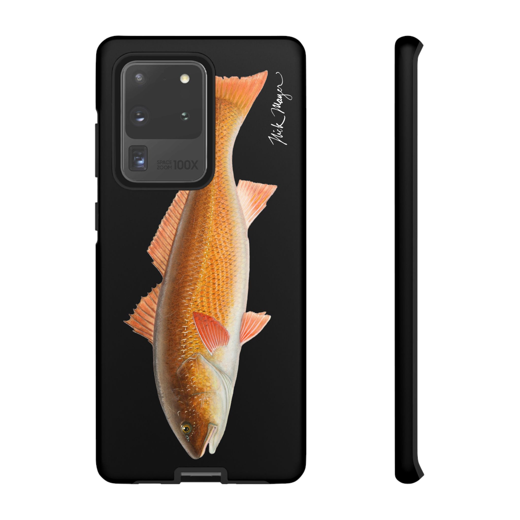 Redfish Black Phone Case (Samsung) Printify