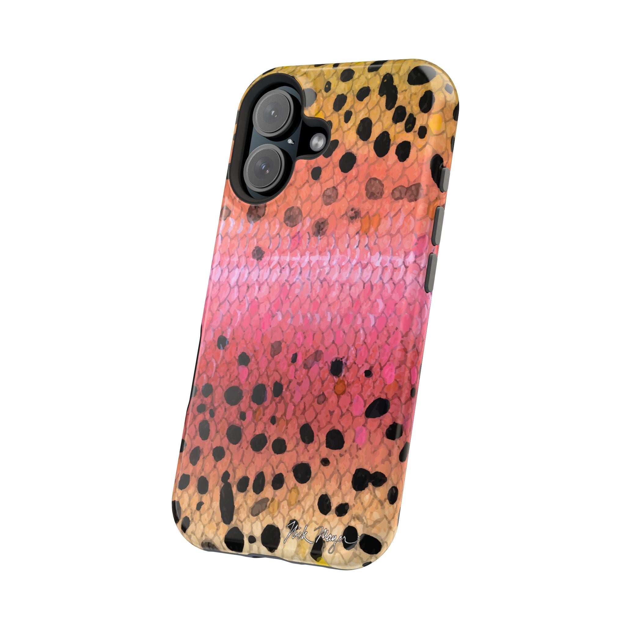 Rainbow Trout Skin MagSafe iPhone Case