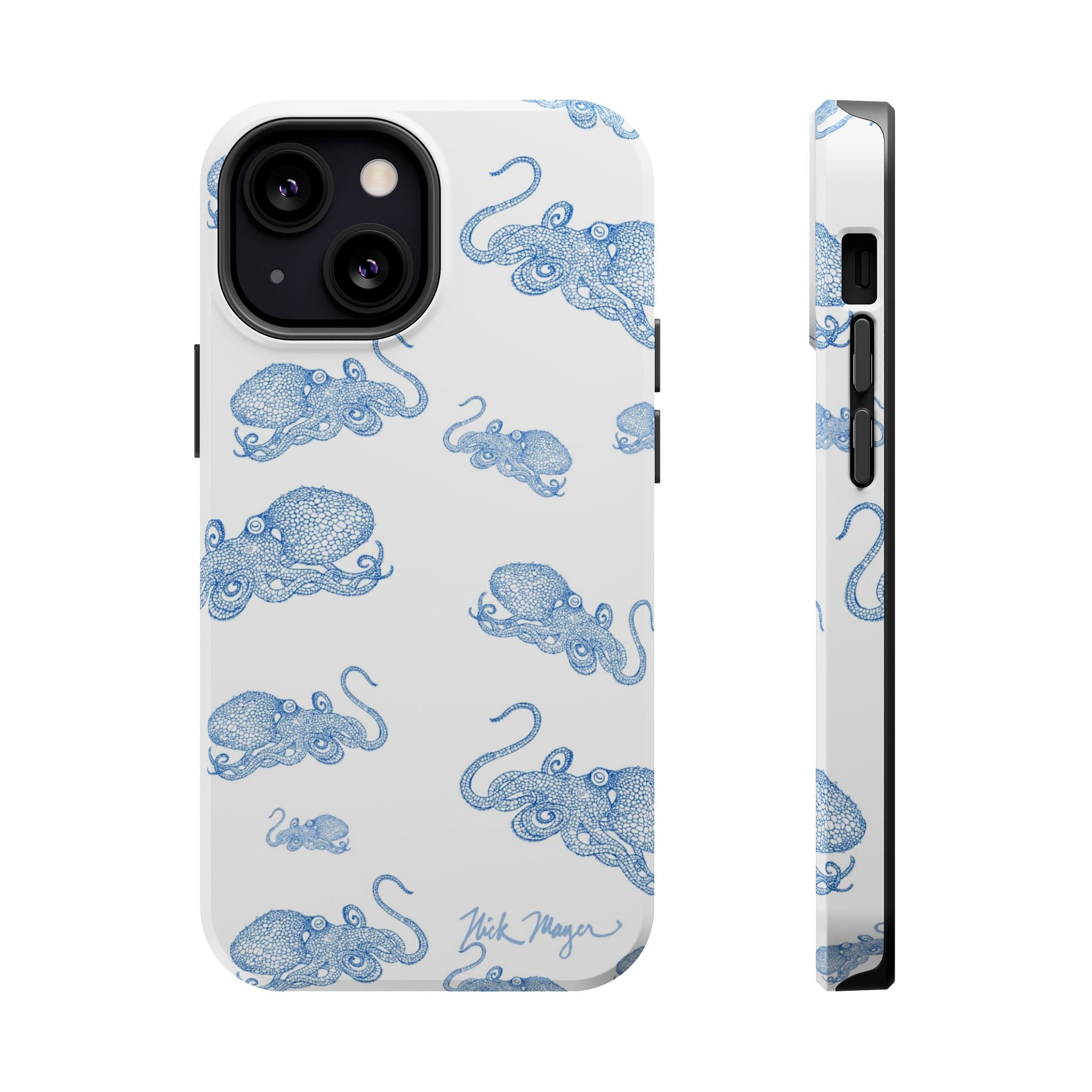 Blue Octopus 2 MagSafe iPhone Case