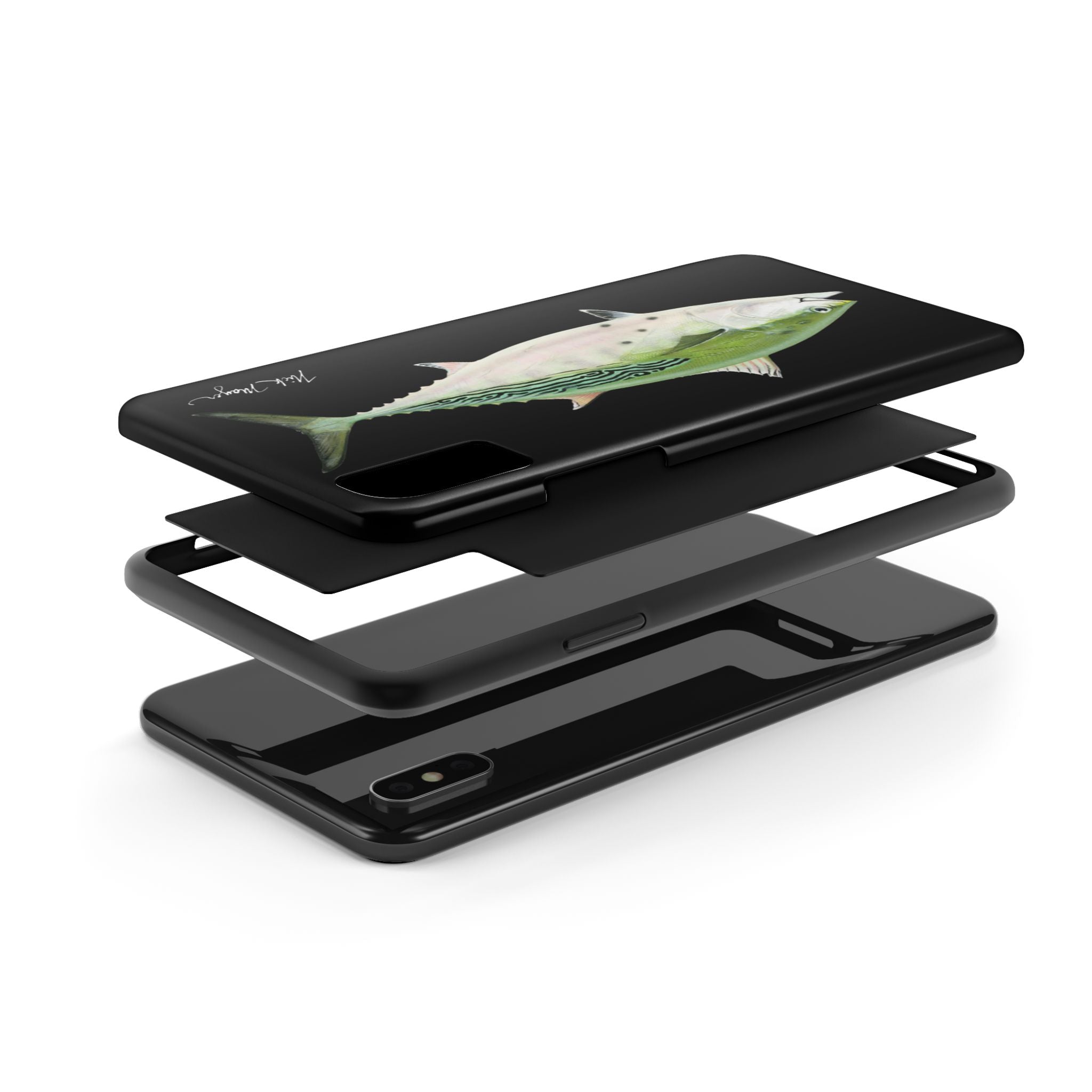 Albie Black Phone Case (iPhone)