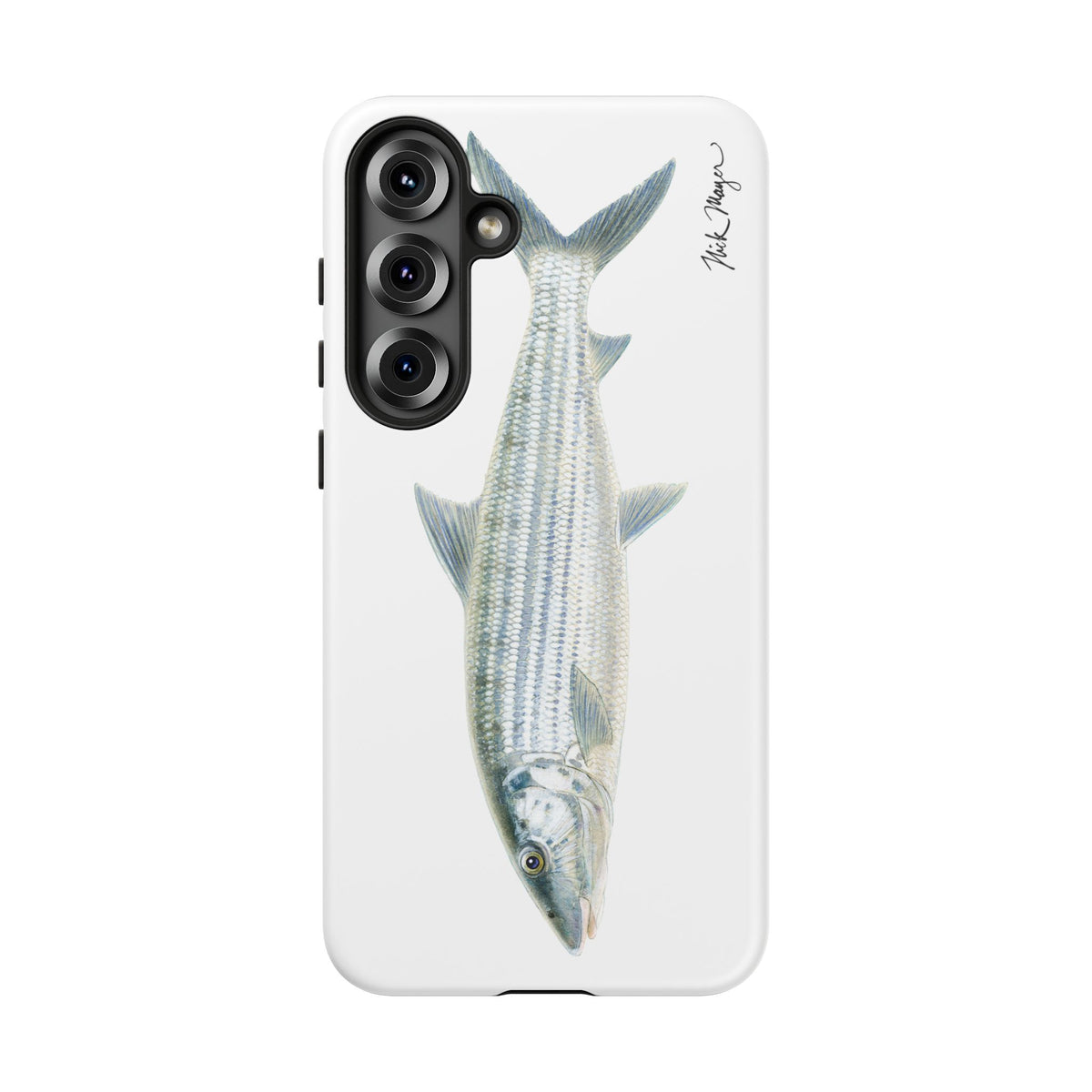 Bonefish White Phone Case (Samsung) Printify