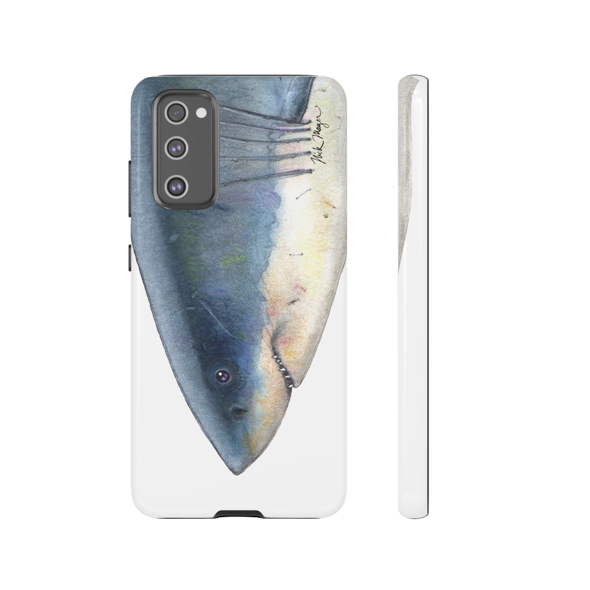 Great White Shark Face Phone Case (Samsung) Printify