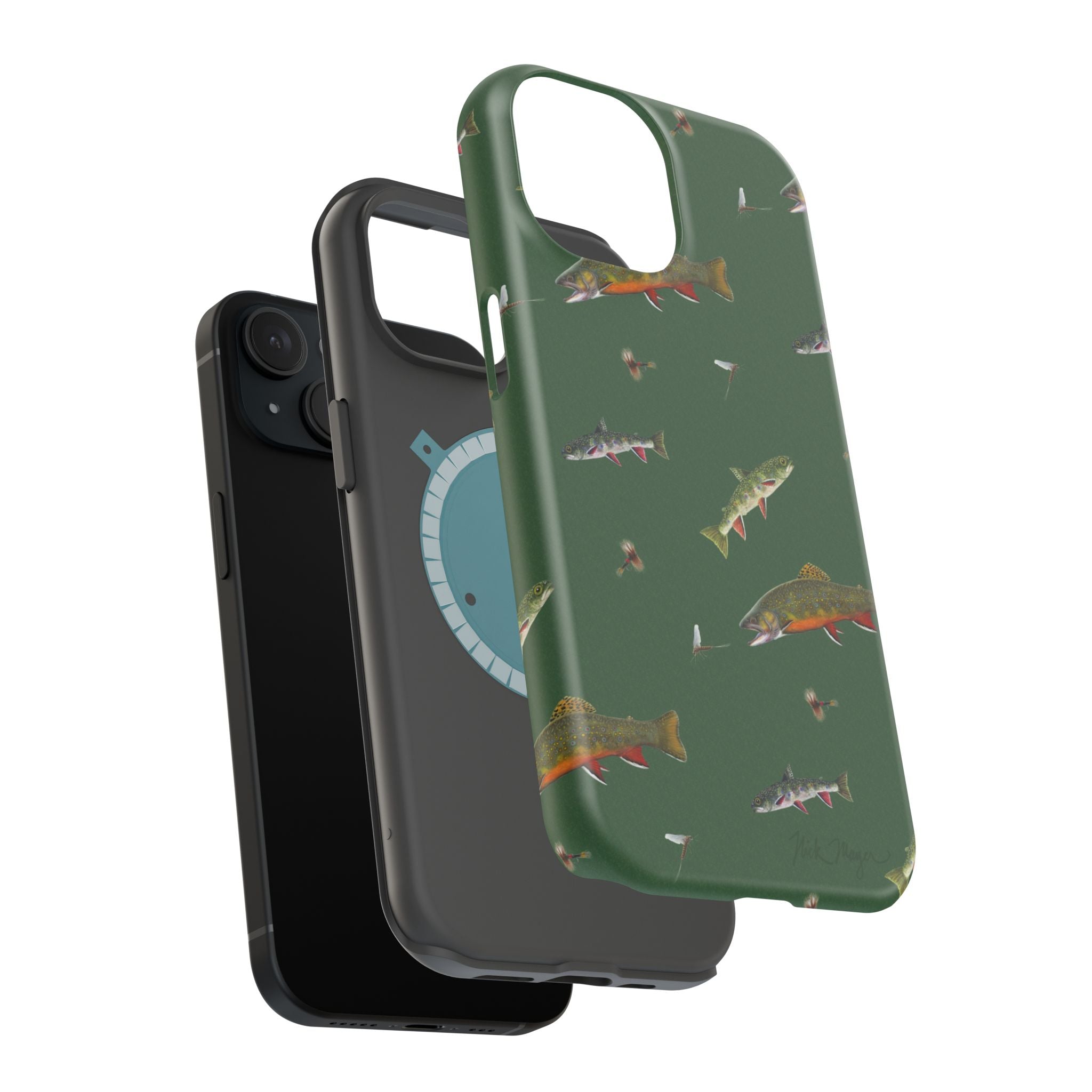 Trout and Flies MagSafe iPhone Case