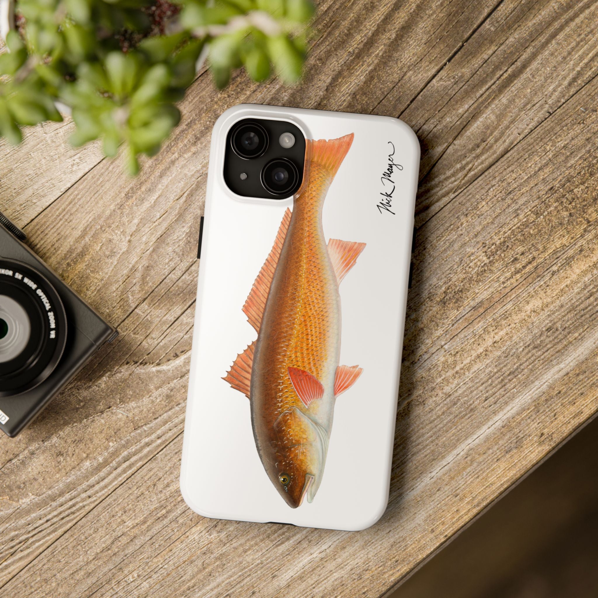 Redfish White Phone Case (iPhone)
