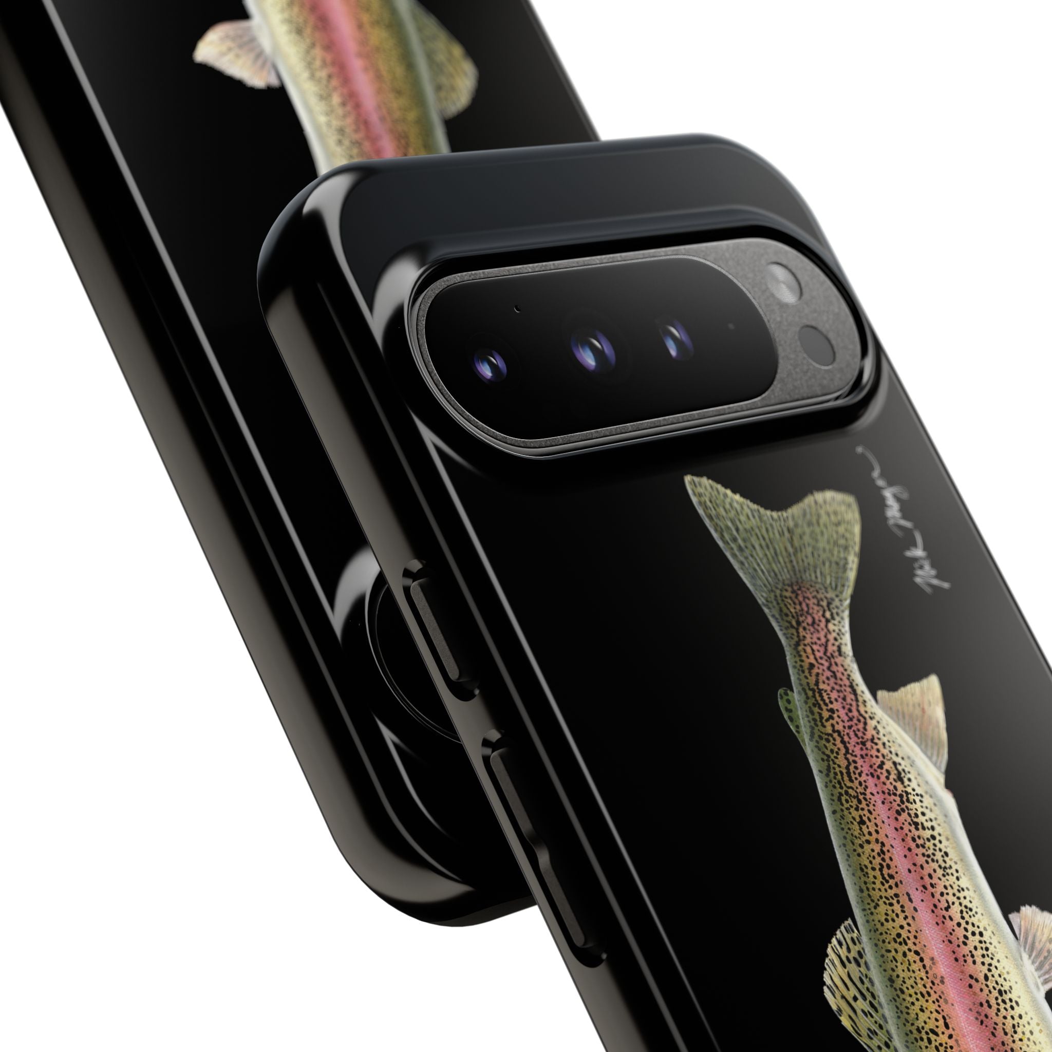 Rainbow Trout Black Phone Case (Samsung) Printify